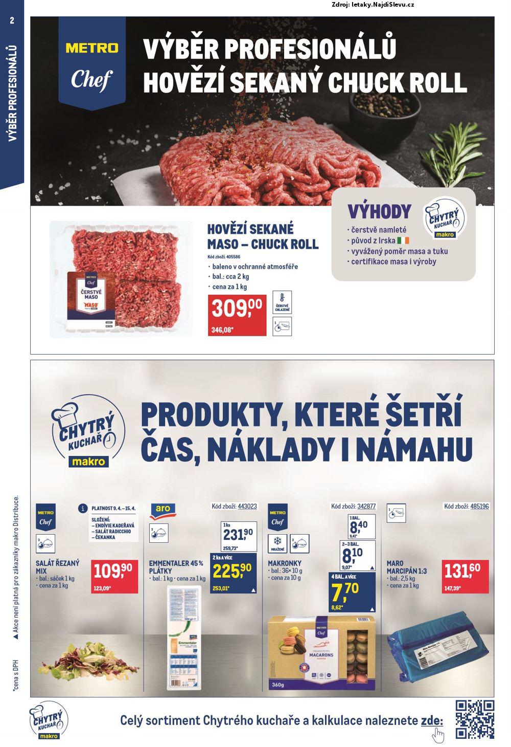 Strana 2 - leták Makro (9. 4. - 22. 4. 2025)