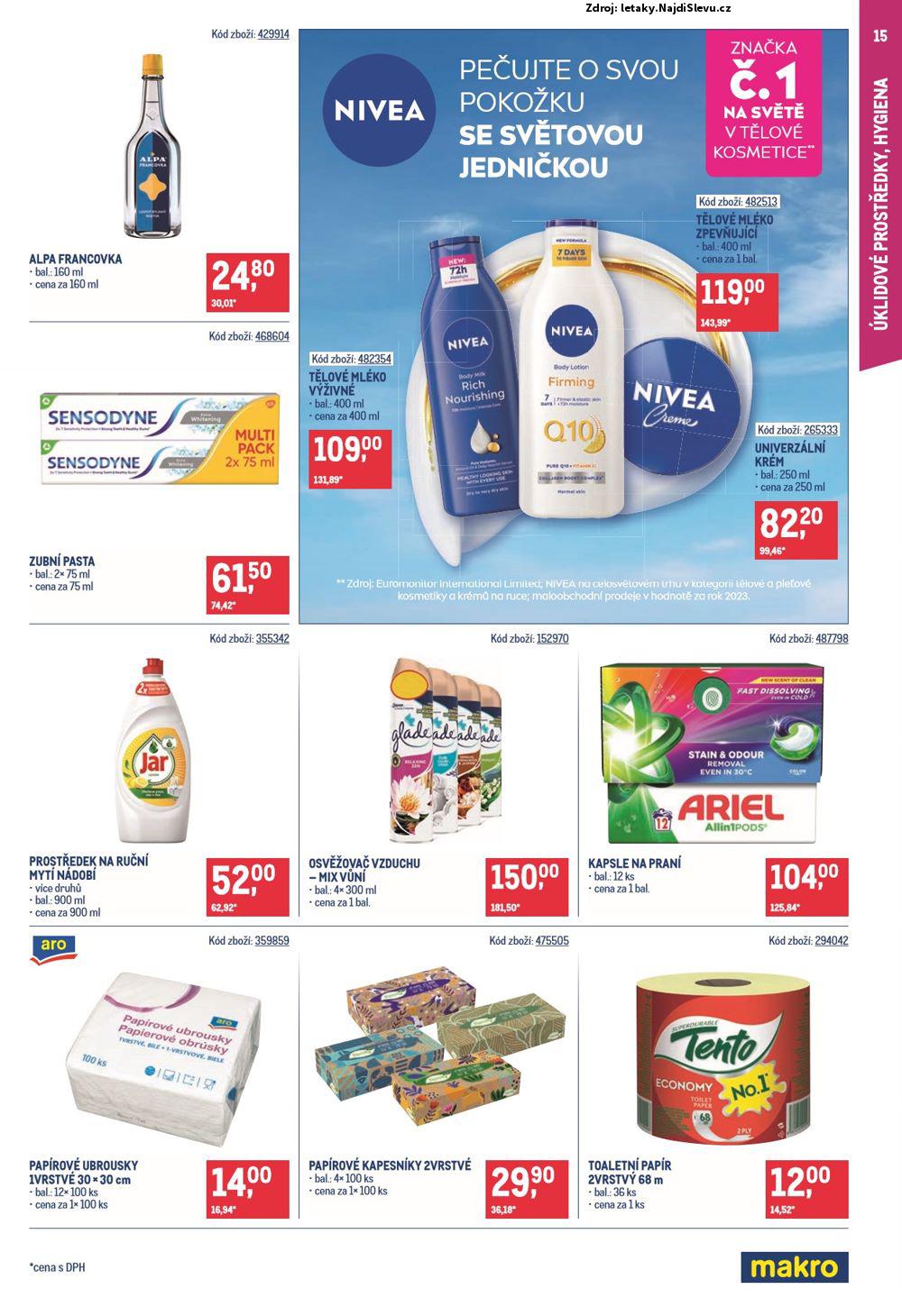 Strana 15 - leták Makro (9. 4. - 22. 4. 2025)