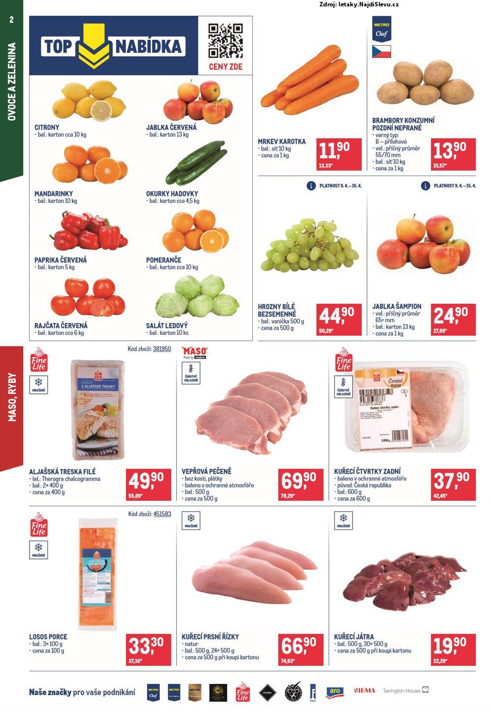 Strana 2 - leták Makro (9. 4. - 22. 4. 2025)