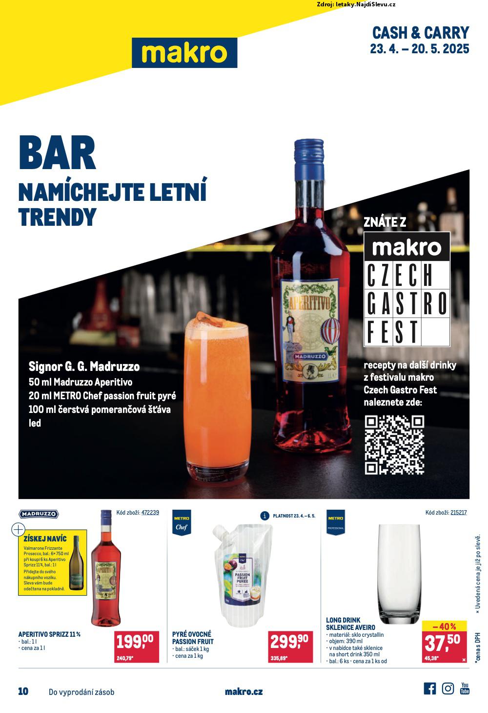 Strana 1 - leták Makro (23. 4. - 20. 5. 2025)