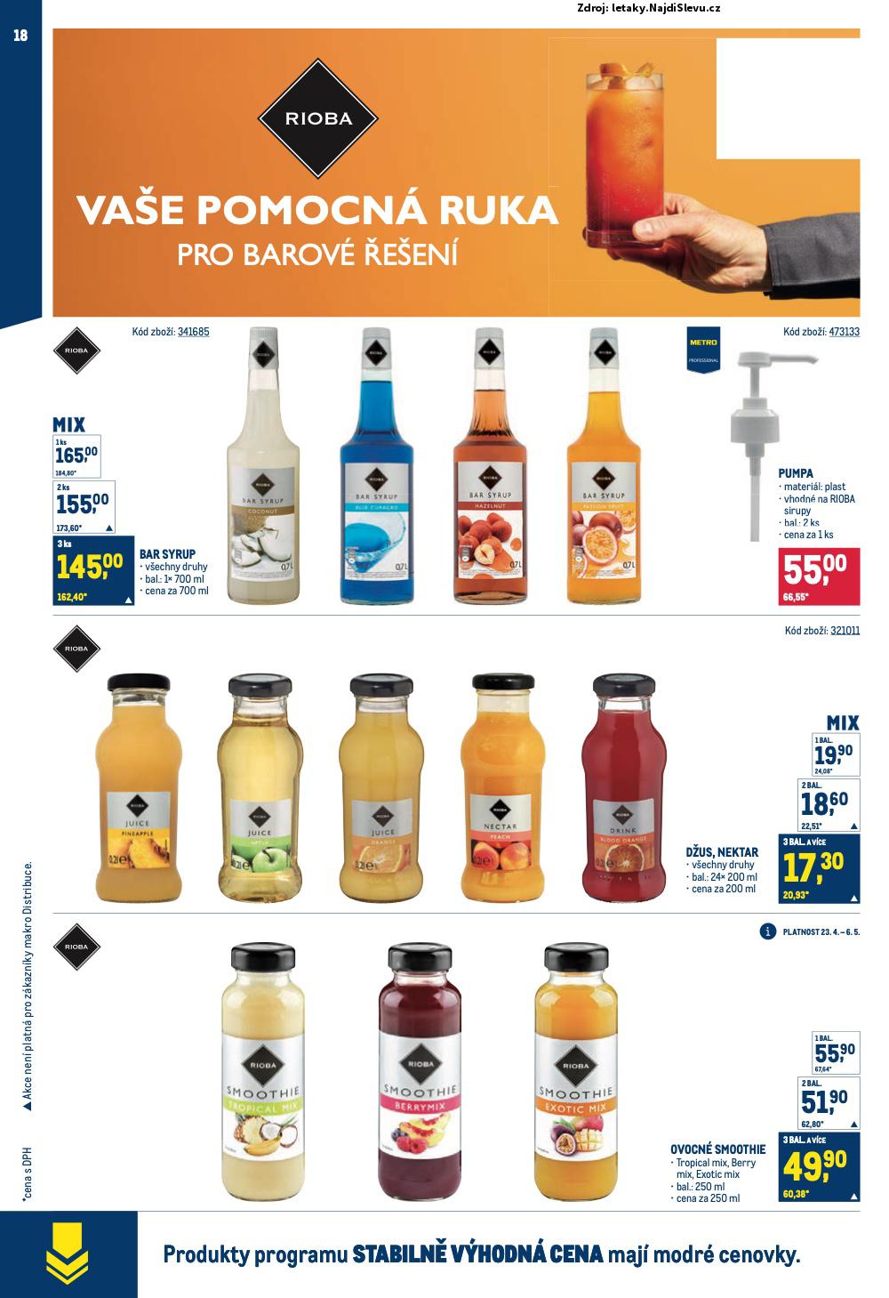 Strana 18 - leták Makro (23. 4. - 20. 5. 2025)