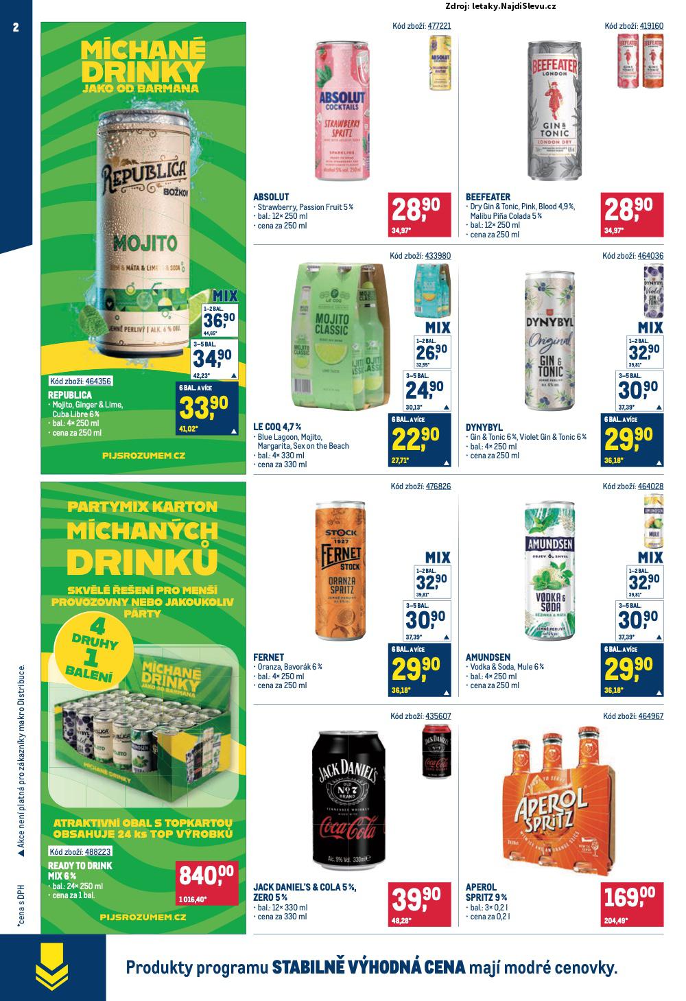 Strana 2 - leták Makro (23. 4. - 20. 5. 2025)