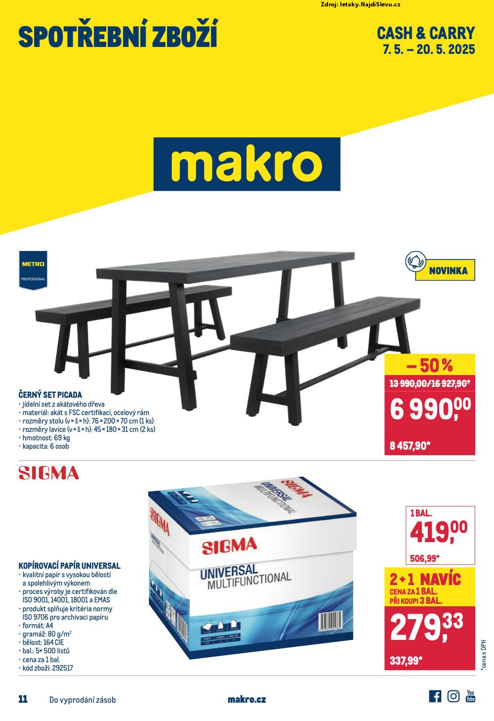 Strana 1 - leták Makro (7. 5. - 20. 5. 2025)