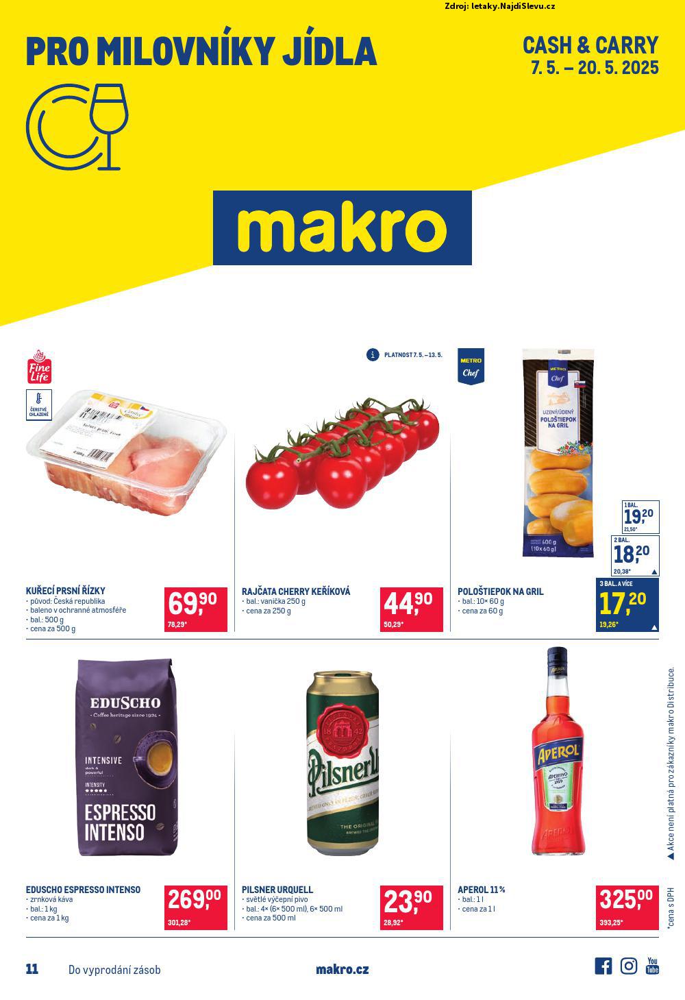 Strana 1 - leták Makro (7. 5. - 20. 5. 2025)