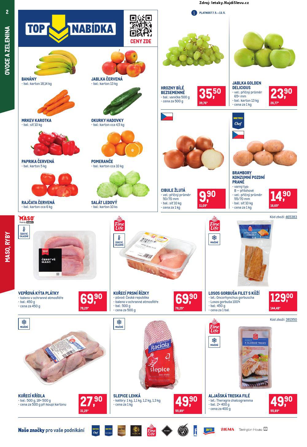 Strana 2 - leták Makro (7. 5. - 20. 5. 2025)