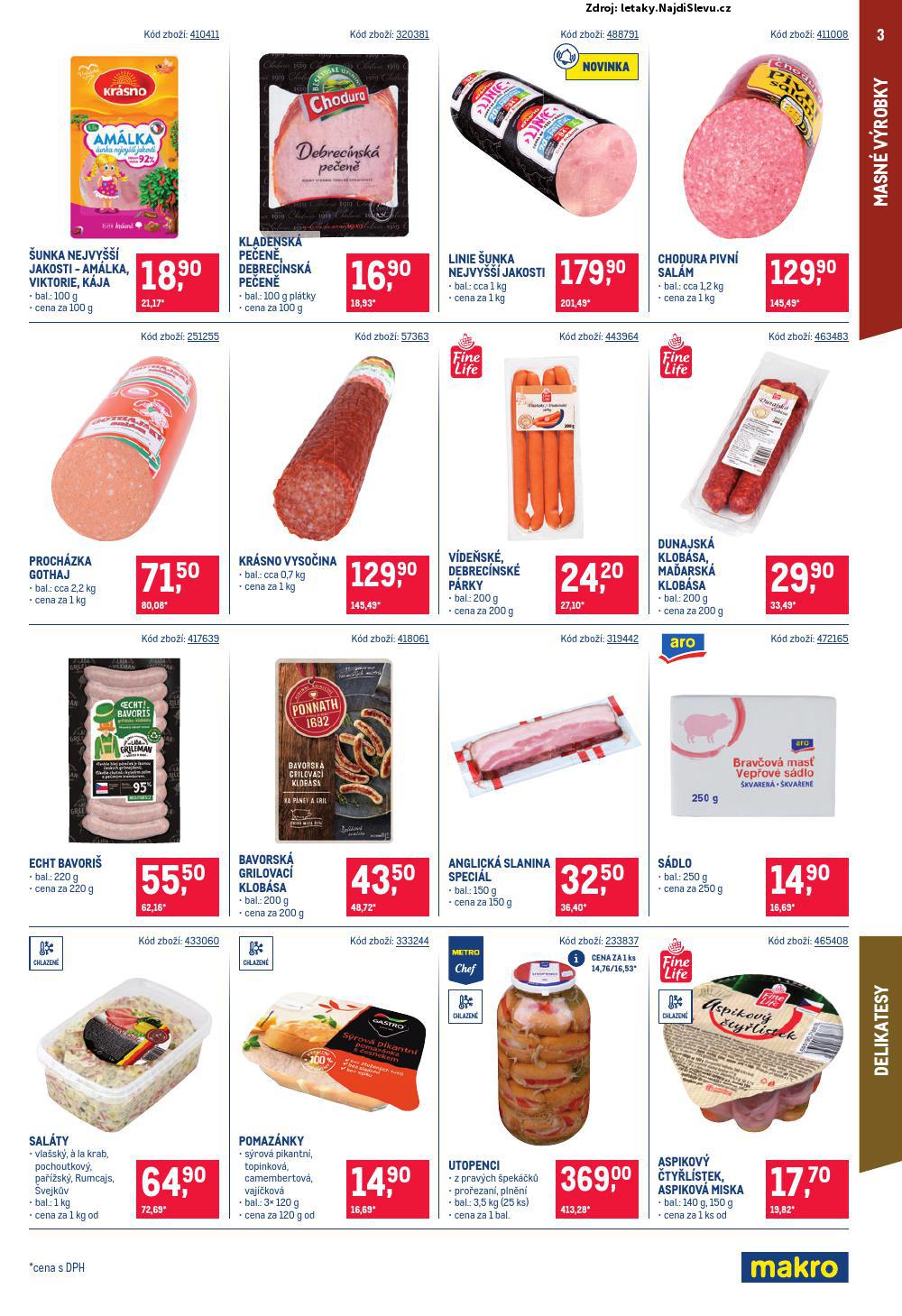 Strana 3 - leták Makro (7. 5. - 20. 5. 2025)