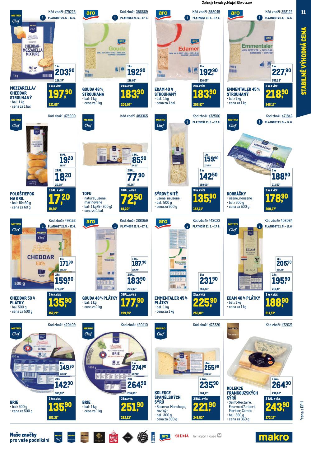 Strana 11 - leták Makro (21. 5. - 29. 7. 2025)