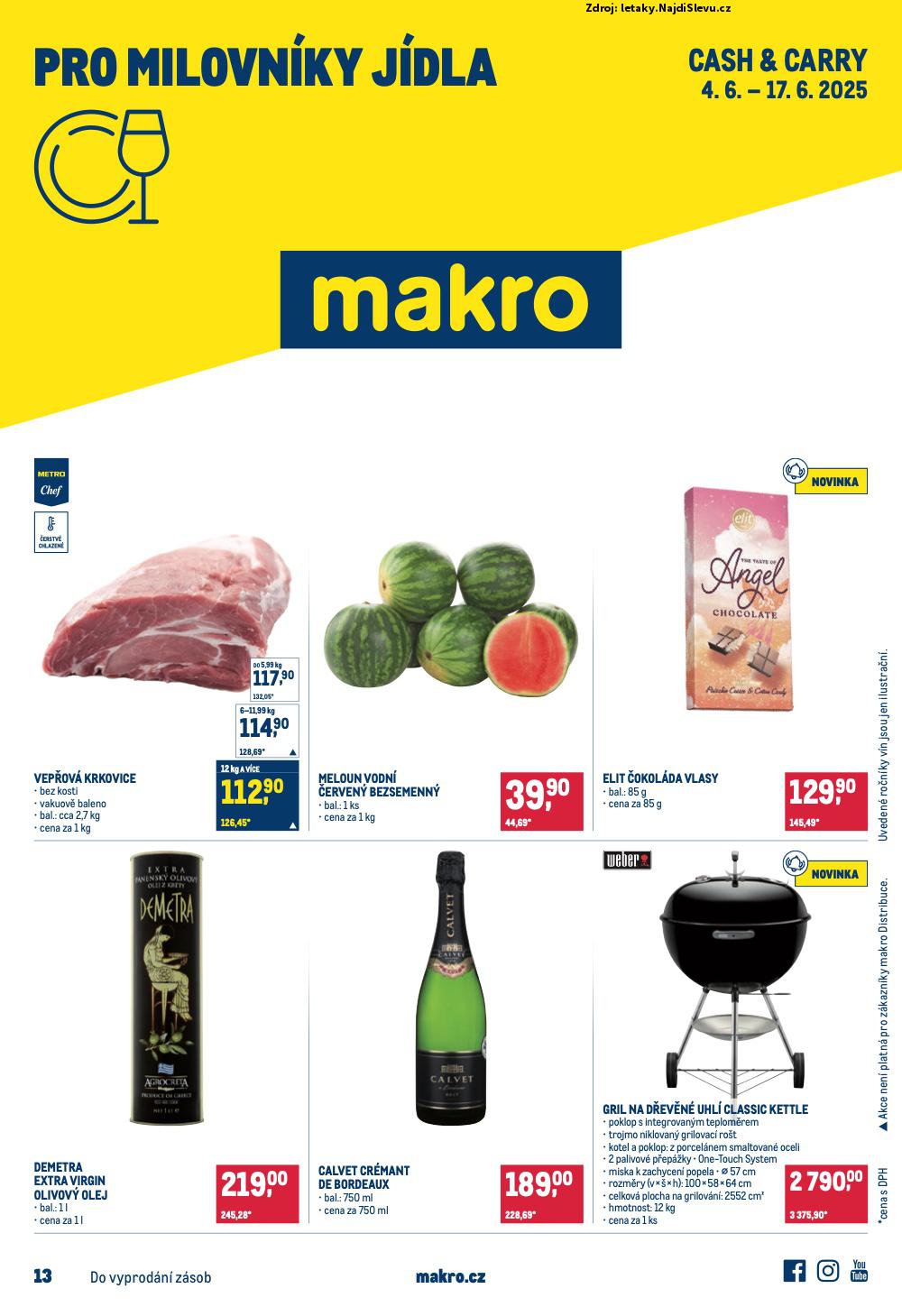 Strana 1 - leták Makro (4. 6. - 17. 6. 2025)
