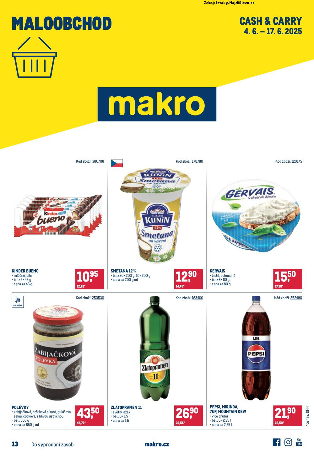 Strana 1 - leták Makro (4. 6. - 17. 6. 2025)
