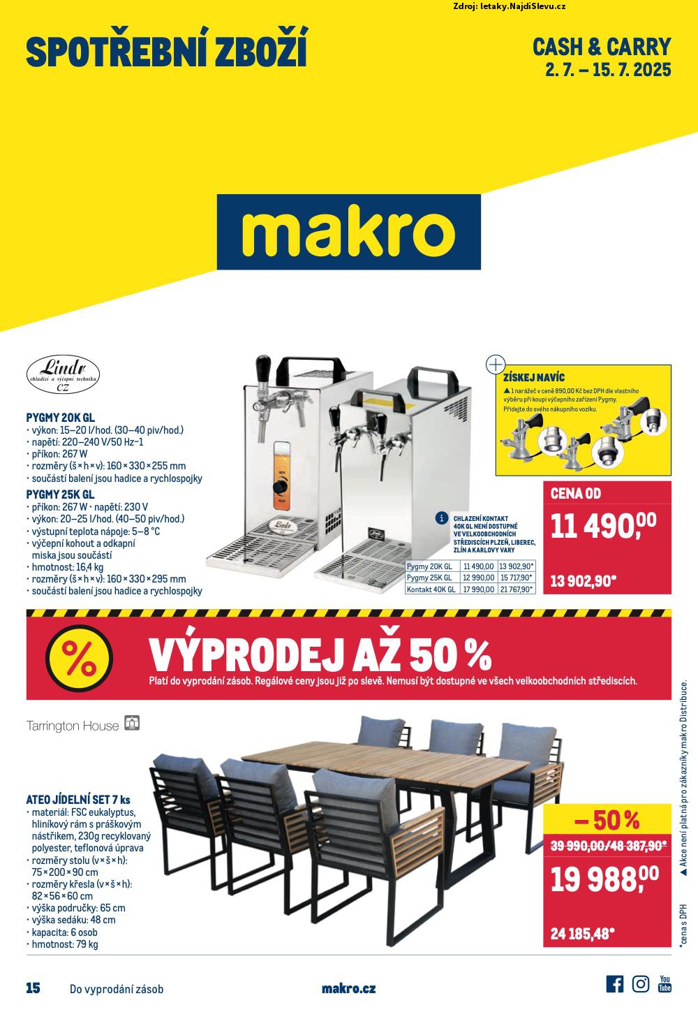 Strana 1 - leták Makro (2. 7. - 15. 7. 2025)