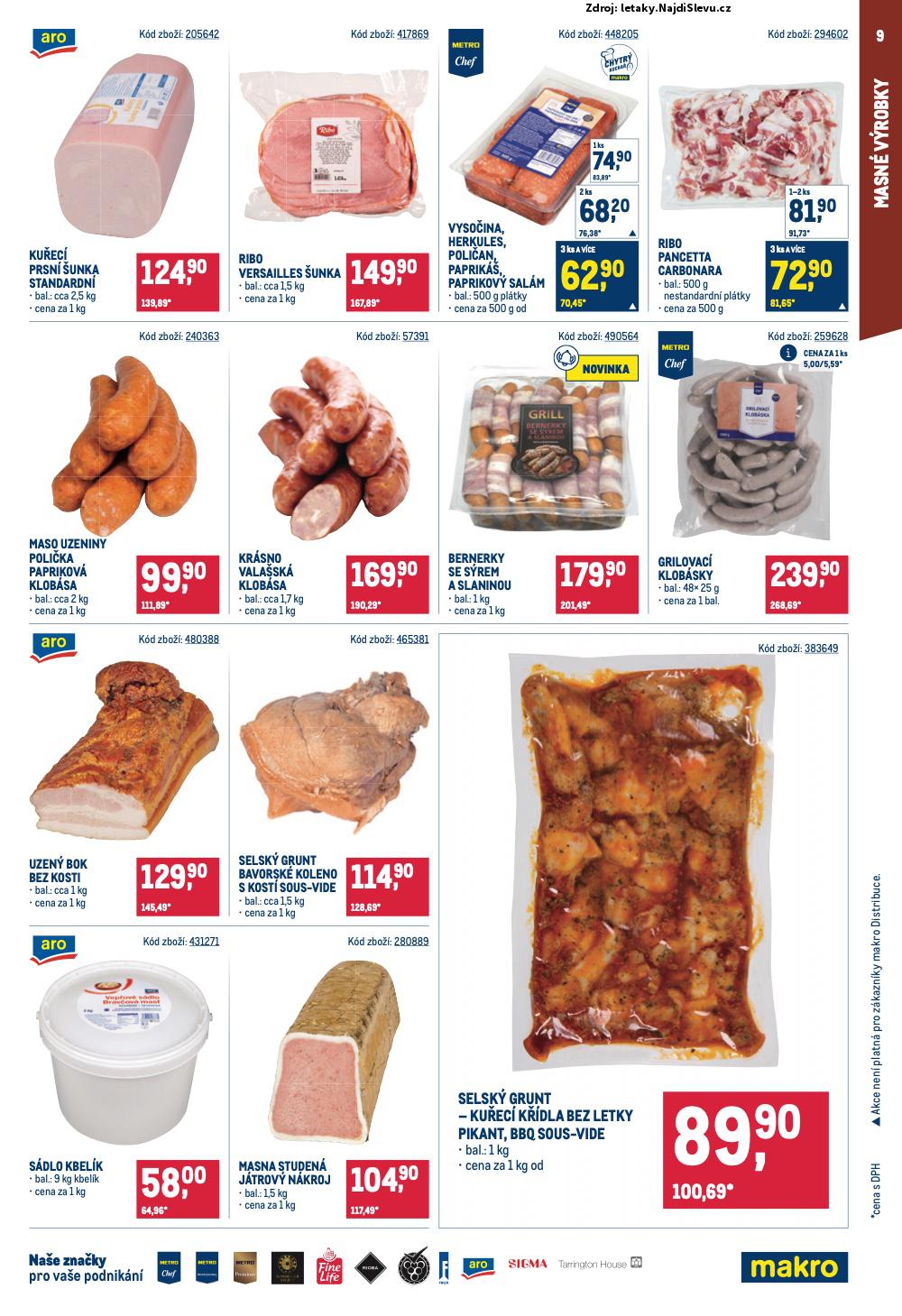Strana 9 - leták Makro (2. 7. - 15. 7. 2025)