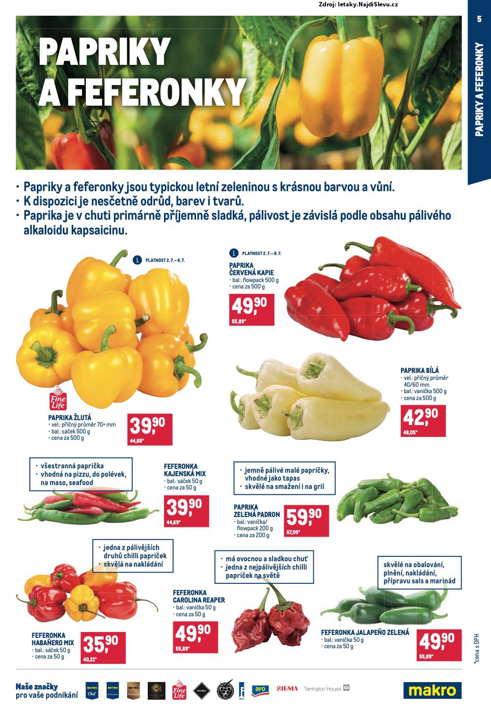 Strana 5 - leták Makro (2. 7. - 15. 7. 2025)