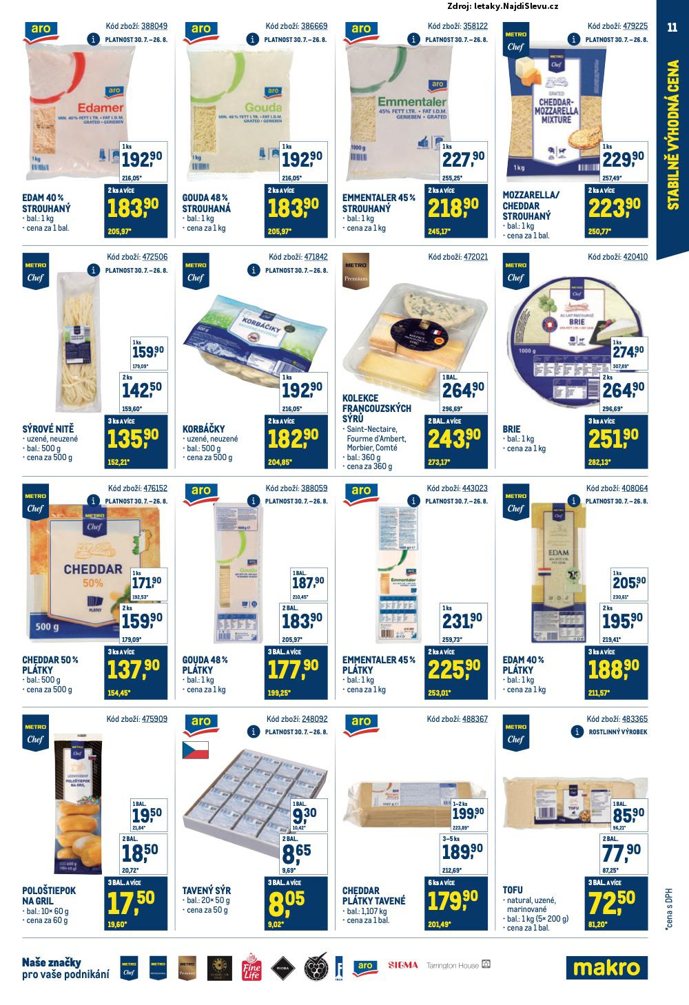 Strana 11 - leták Makro (30. 7. - 23. 9. 2025)