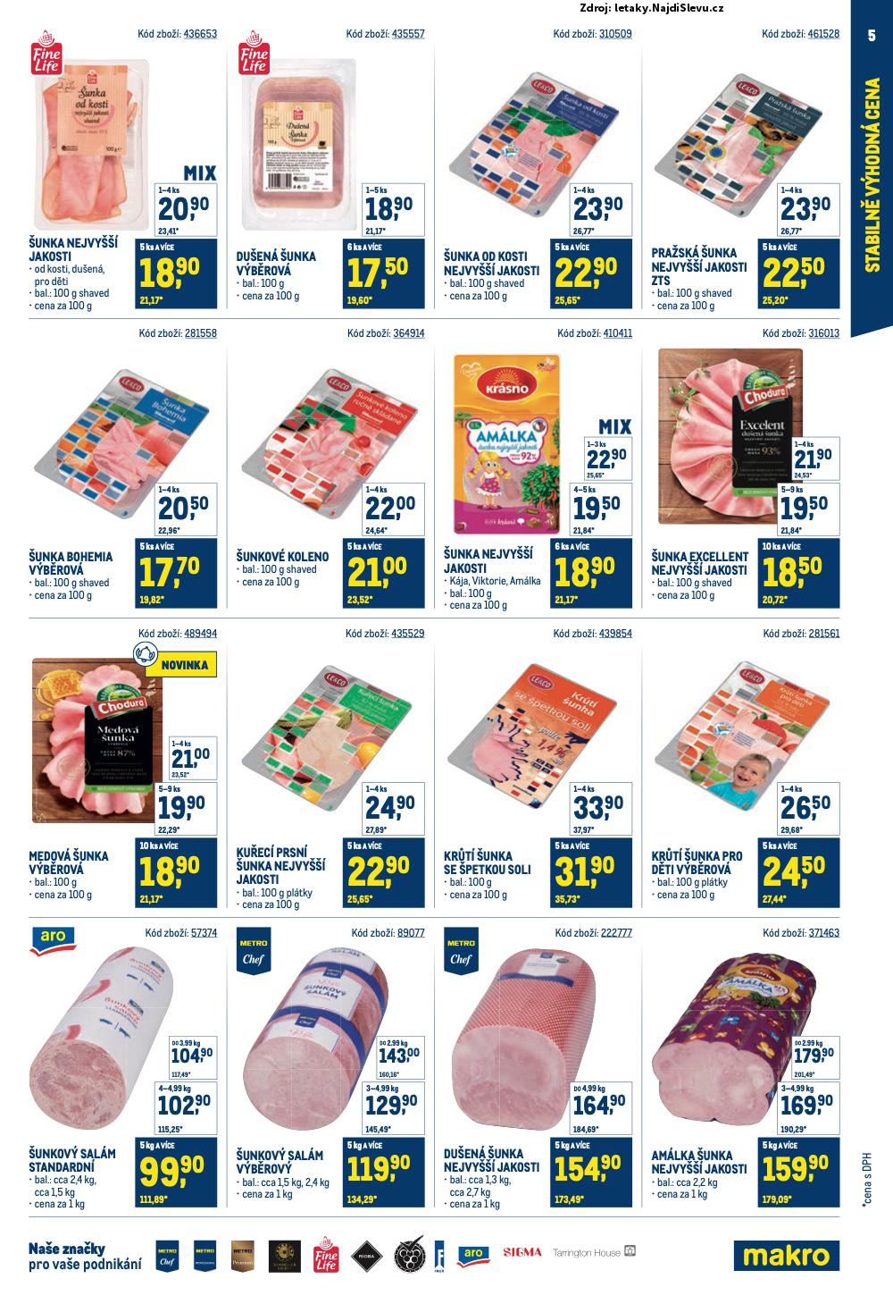 Strana 5 - leták Makro (30. 7. - 23. 9. 2025)