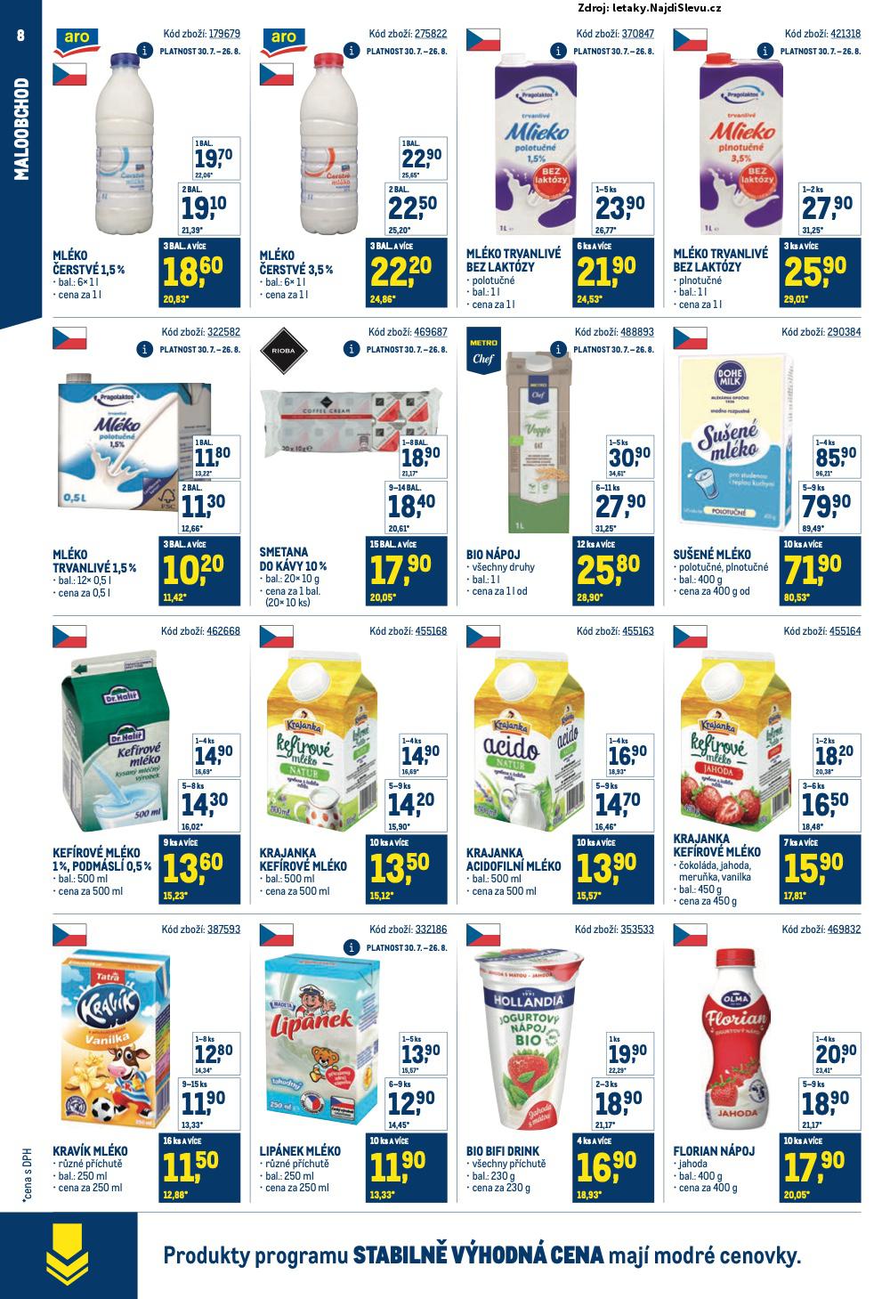 Strana 8 - leták Makro (30. 7. - 23. 9. 2025)