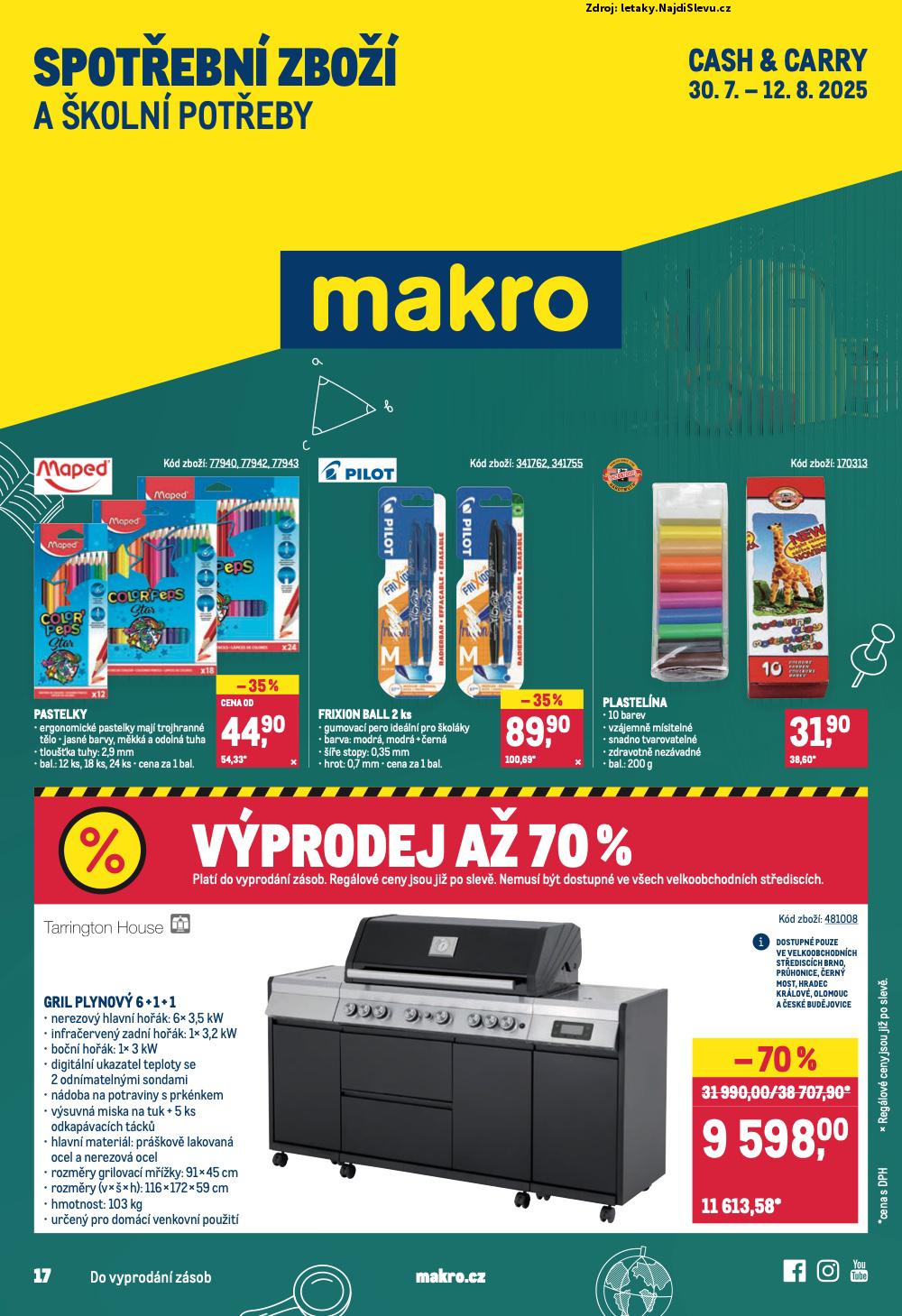 Strana 1 - letk Makro (30. 7. - 12. 8. 2025)
