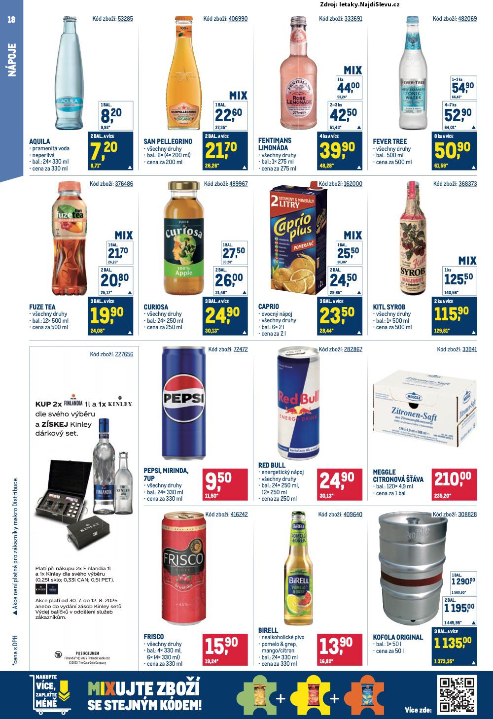 Strana 18 - leták Makro (30. 7. - 12. 8. 2025)