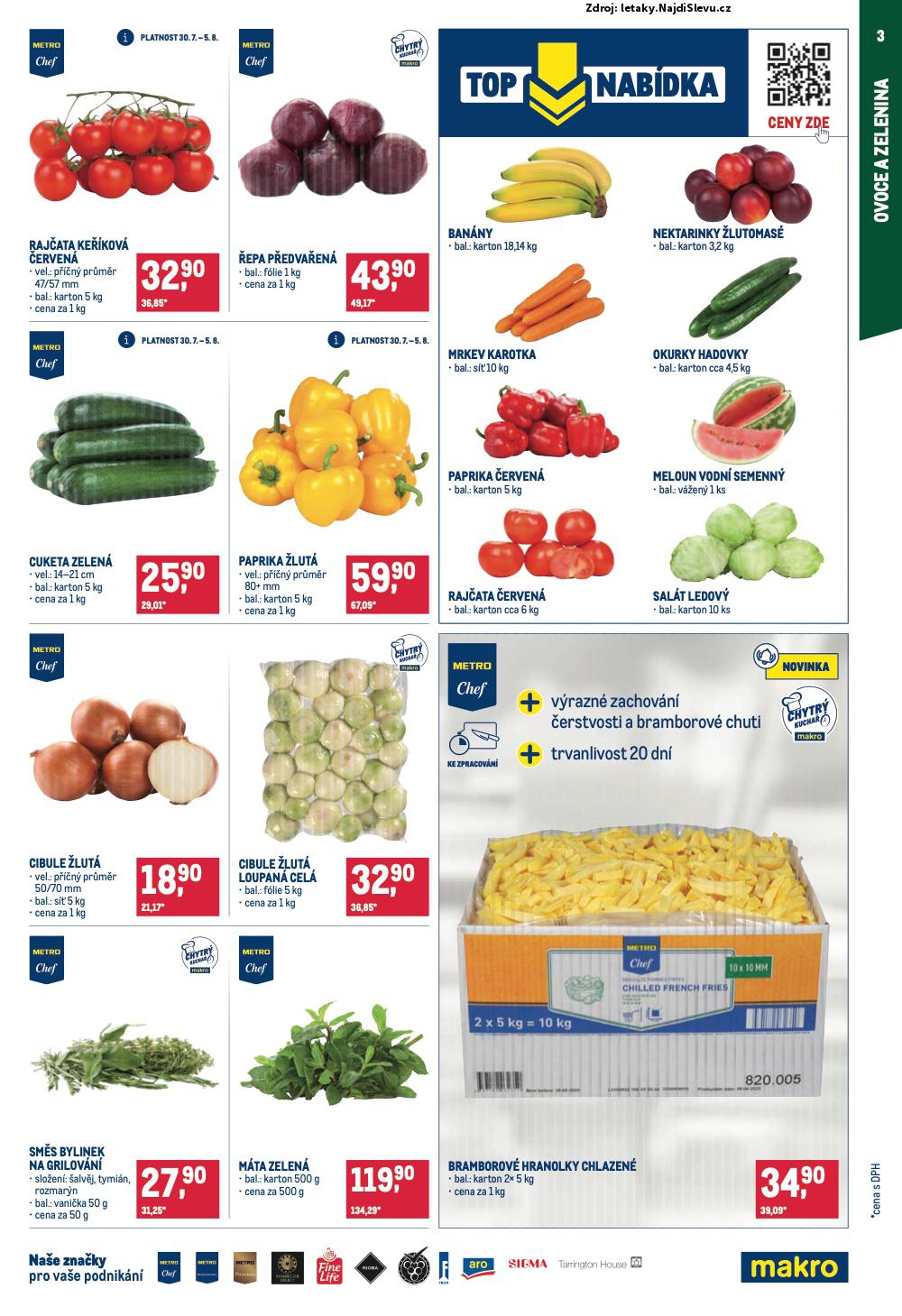 Strana 3 - leták Makro (30. 7. - 12. 8. 2025)