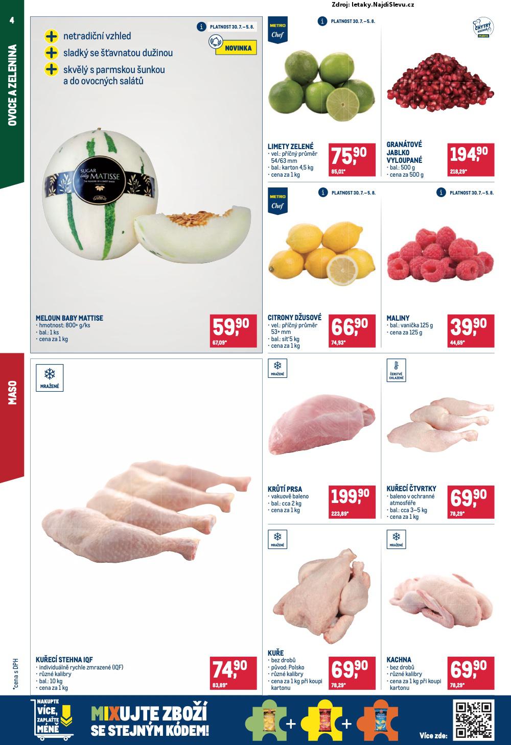 Strana 4 - leták Makro (30. 7. - 12. 8. 2025)