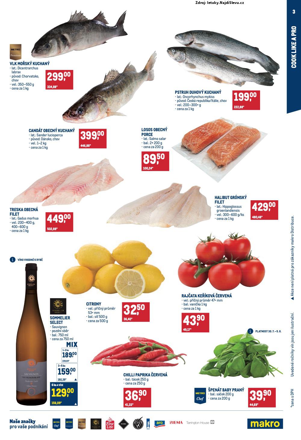 Strana 3 - leták Makro (30. 7. - 12. 8. 2025)