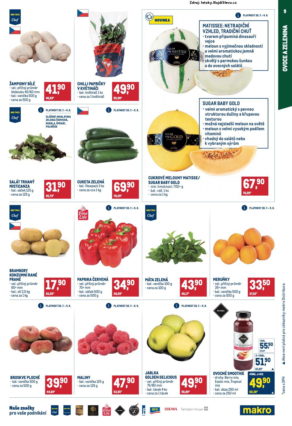 Strana 9 - leták Makro (30. 7. - 12. 8. 2025)