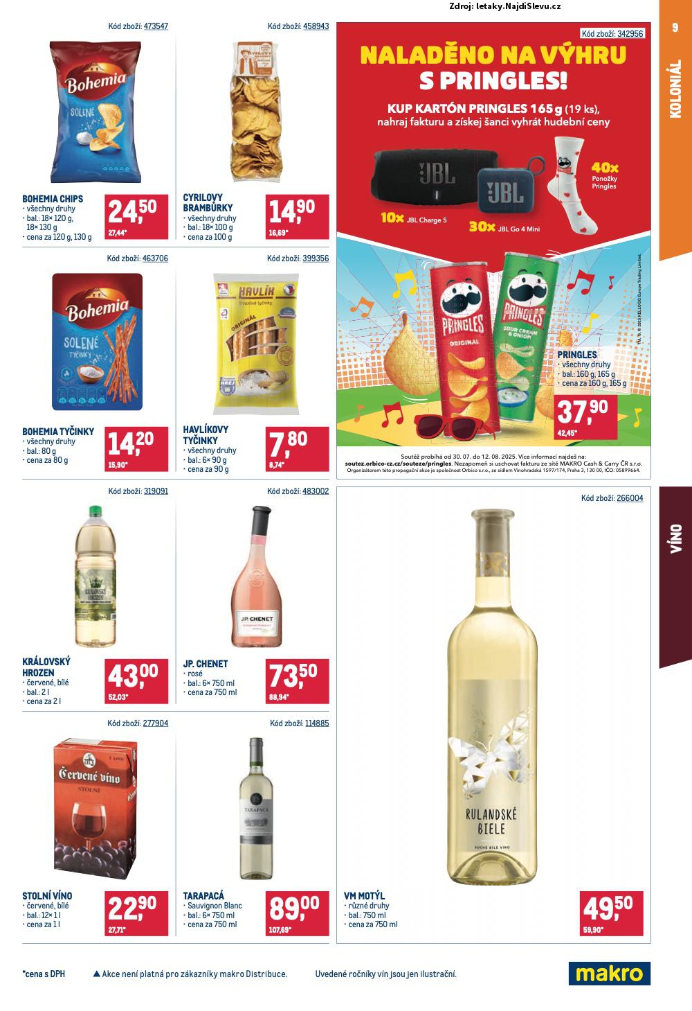 Strana 9 - leták Makro (30. 7. - 12. 8. 2025)