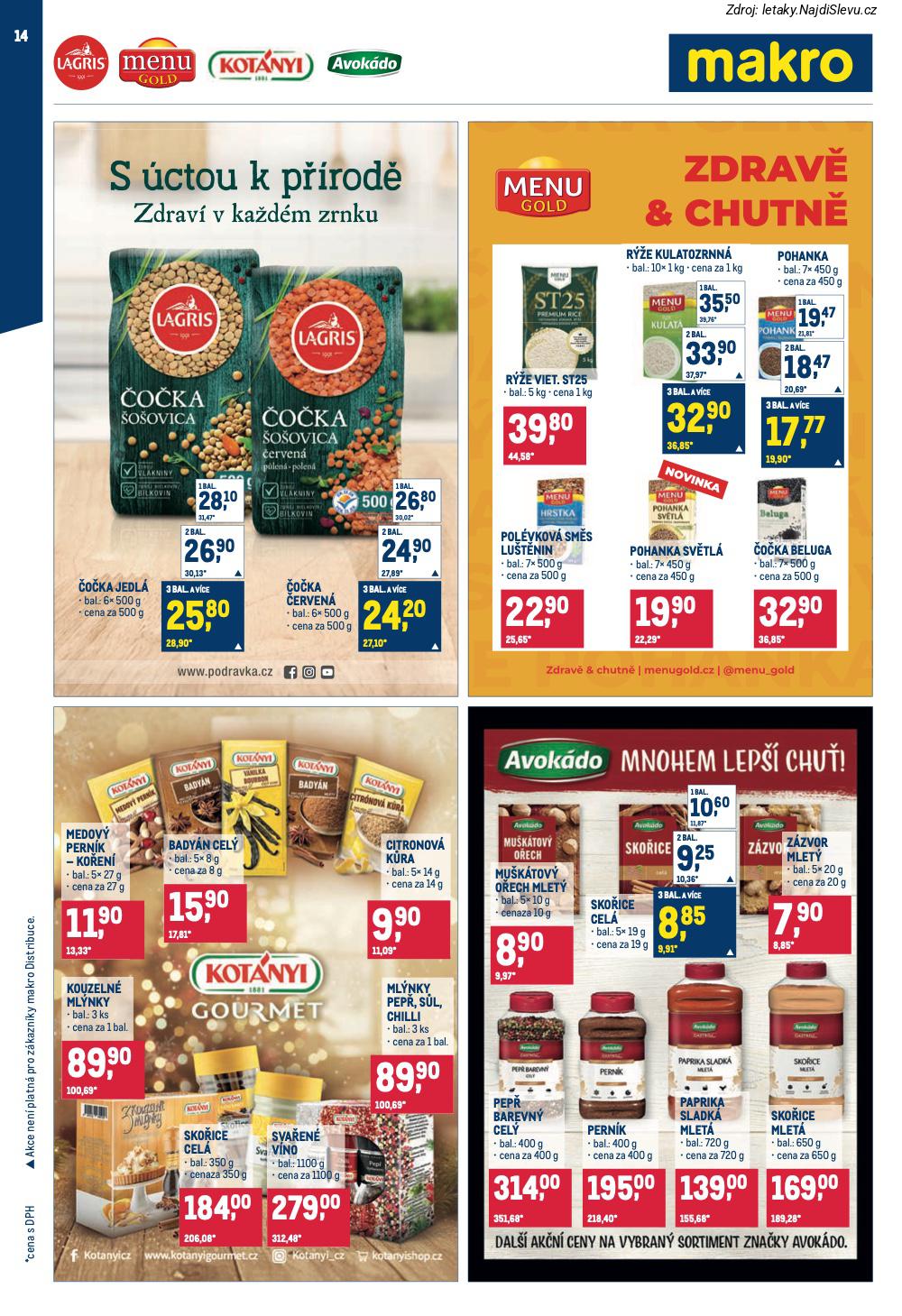 Let�k Makro (3. 12. - 31. 12. 2025) - strana 14 z 64