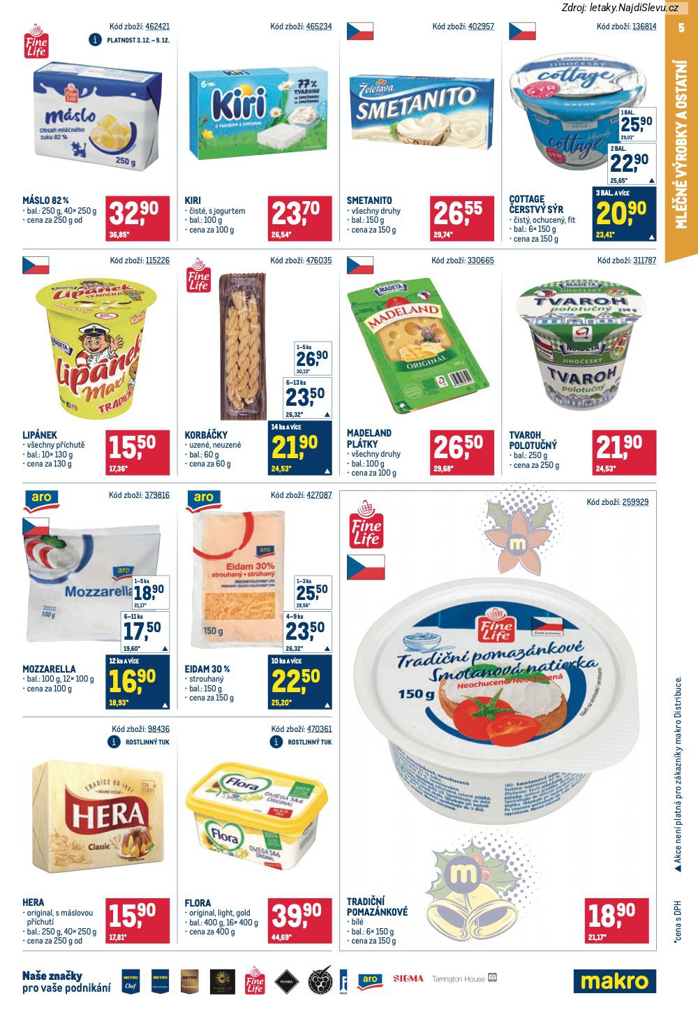 Let�k Makro (3. 12. - 16. 12. 2025) - strana 5 z 18