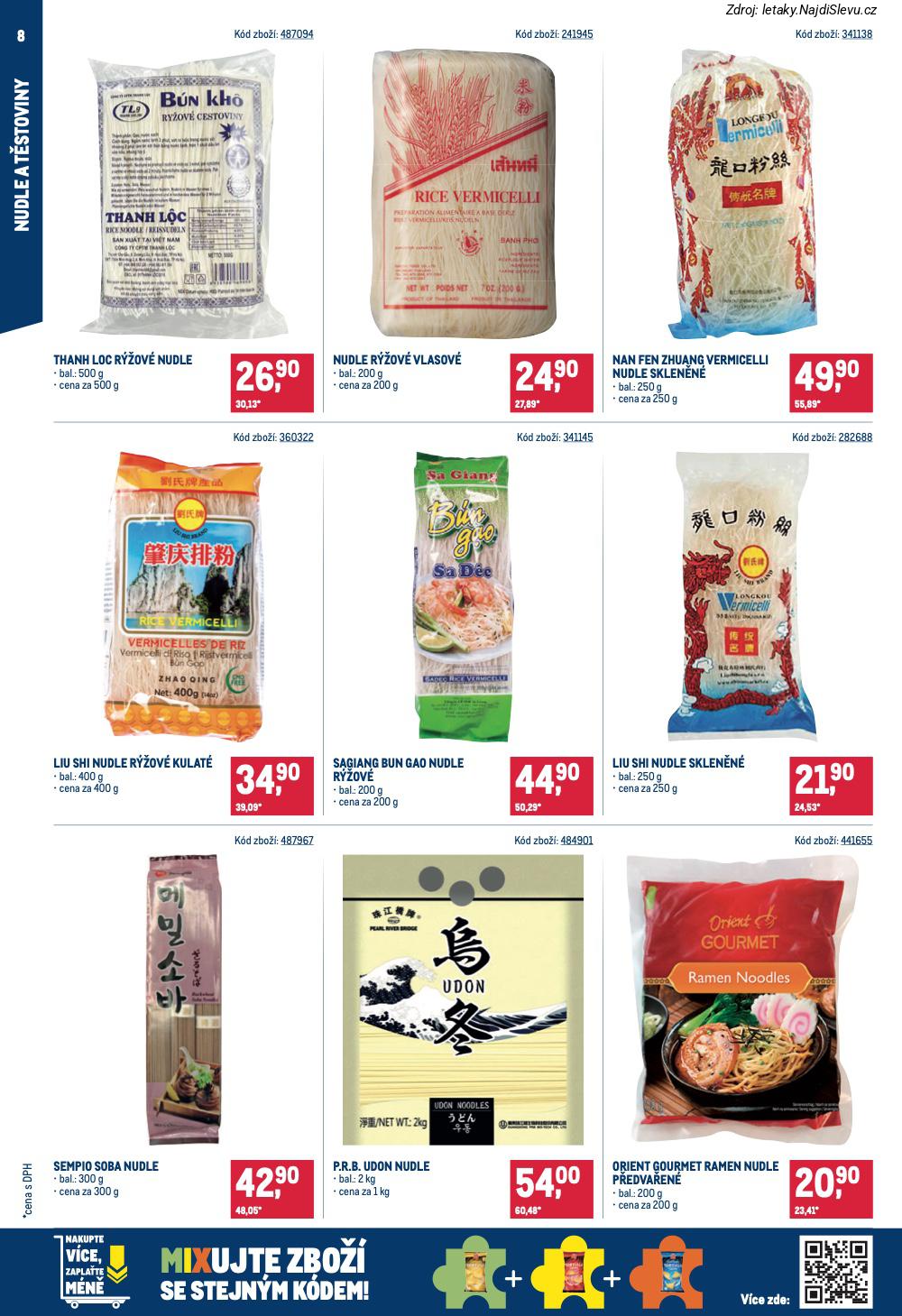 Let�k Makro  Asie (28. 1. - 24. 2. 2026) - str. 8: P.R.B. UDON, ORIENT GOURMET, SEMPIO SOBA, LIU SHI