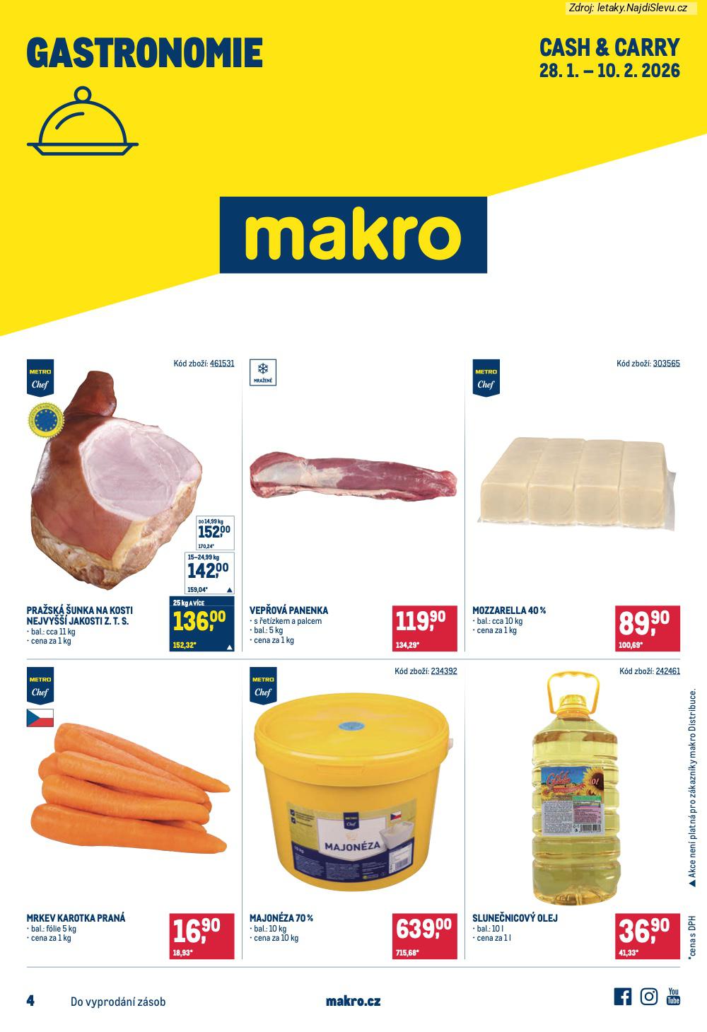 Let�k Makro  Gastronomie (28. 1. - 10. 2. 2026) - str. 1