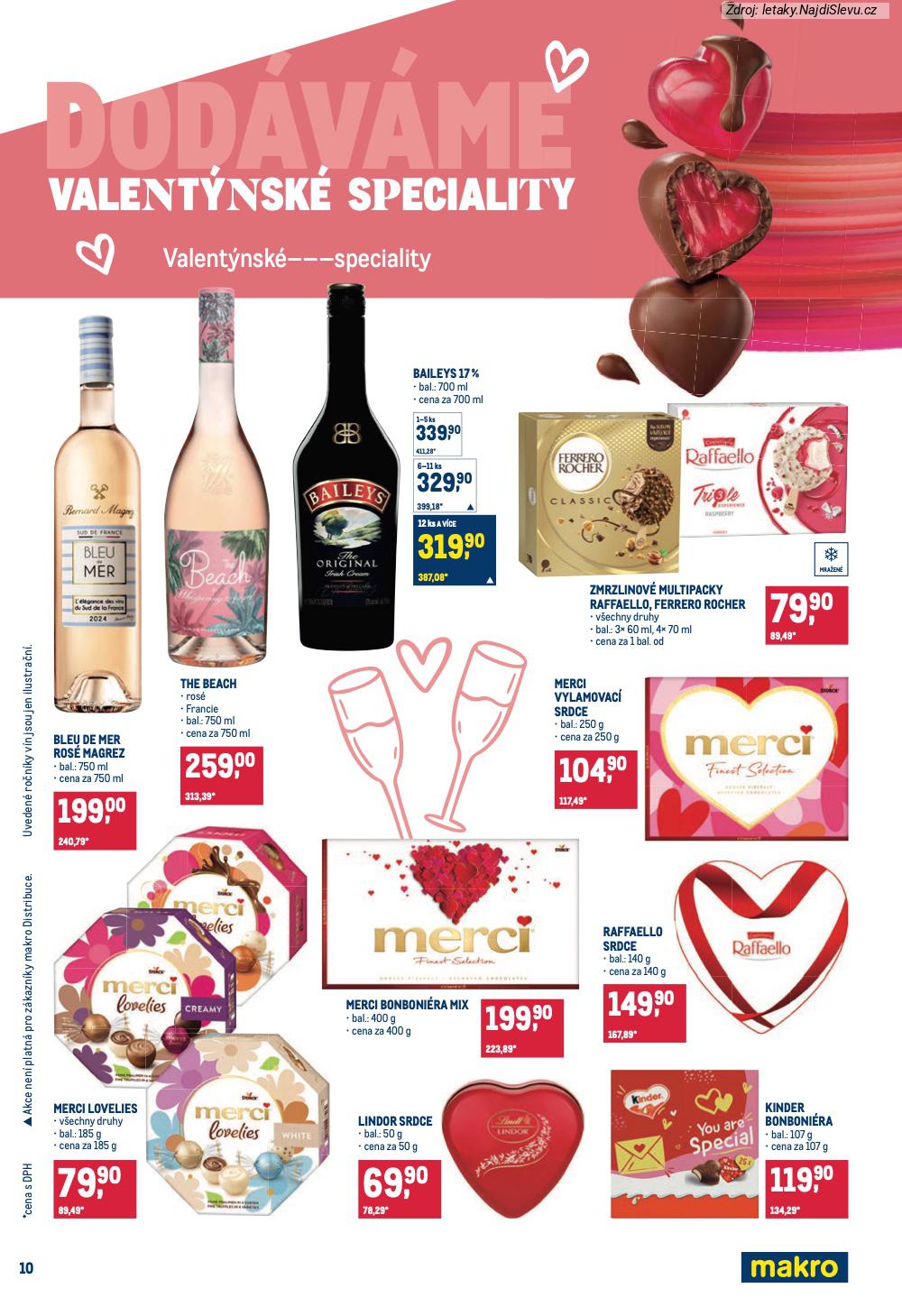 Let�k Makro  Pro milovn�ky j�dla (28. 1. - 10. 2. 2026) - str. 10: Bleu de, The Beach, Baileys 17, Zmrzlinov� multipacky