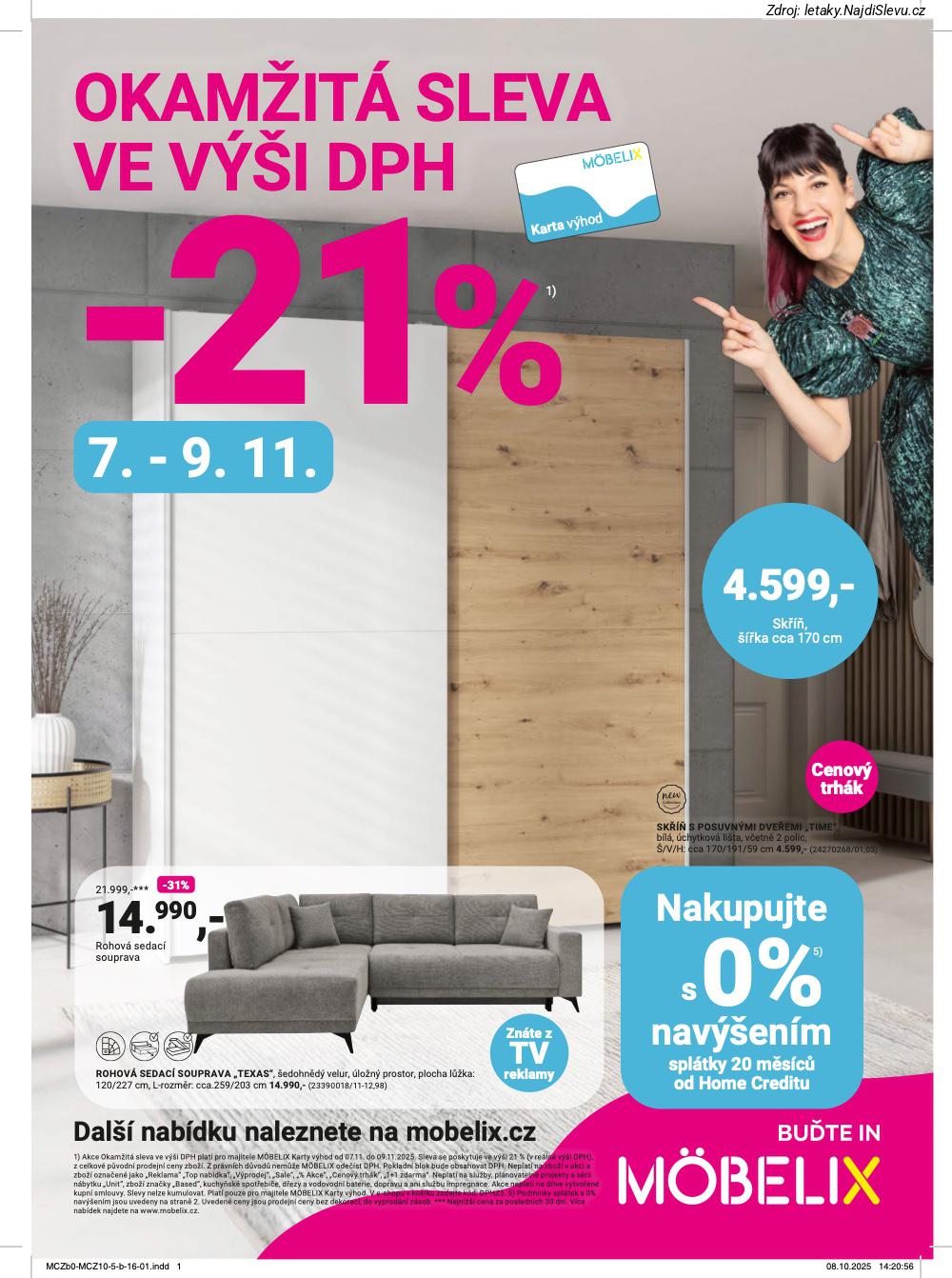 Strana 1 - let�k M�belix (27. 10. - 9. 11. 2025)