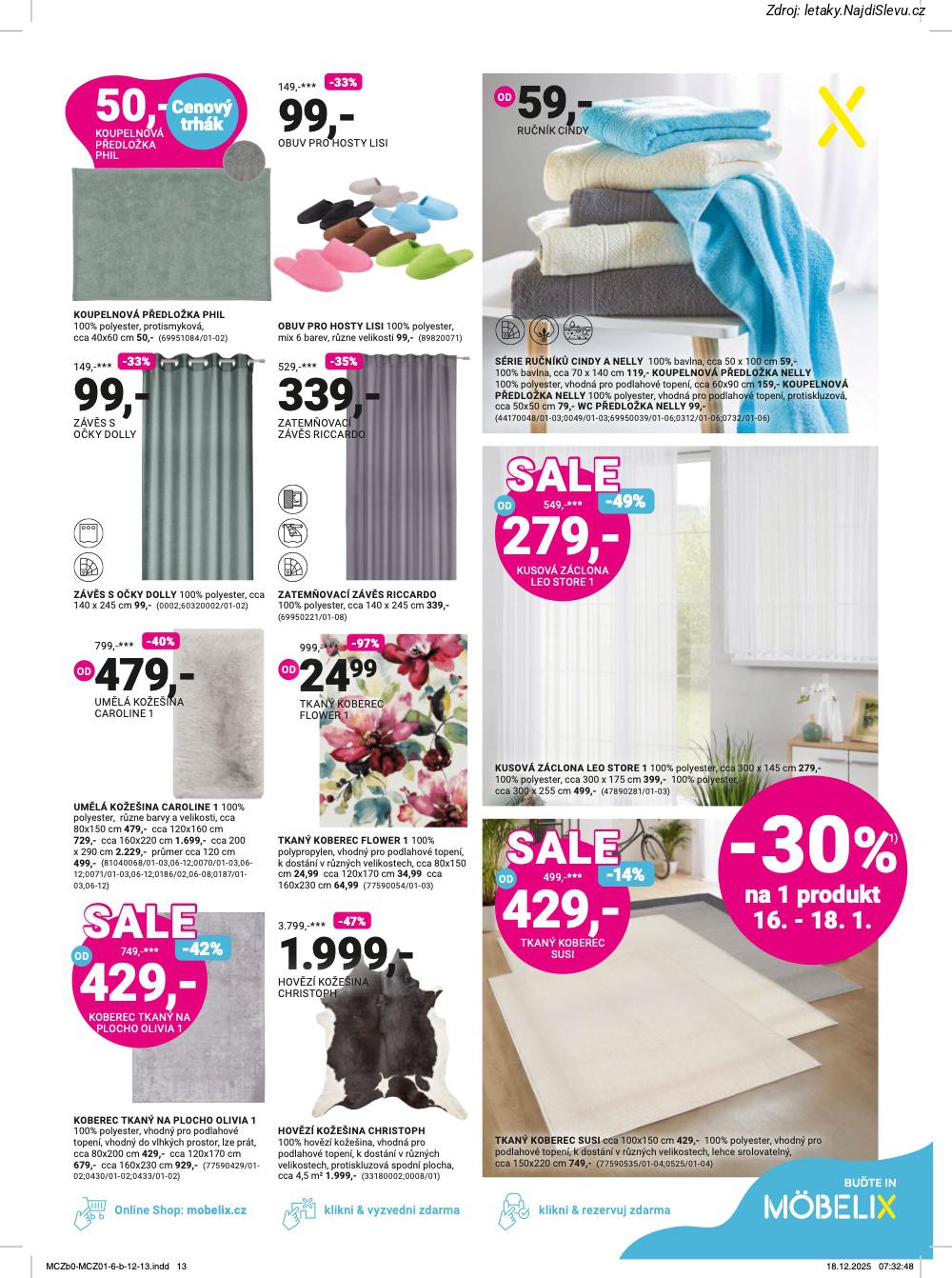 Strana 13 - let�k M�belix (12. 1. - 8. 2. 2026)