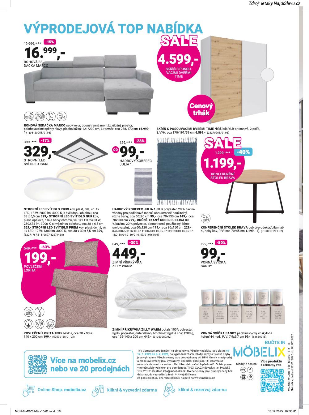 Strana 16 - let�k M�belix (12. 1. - 8. 2. 2026)