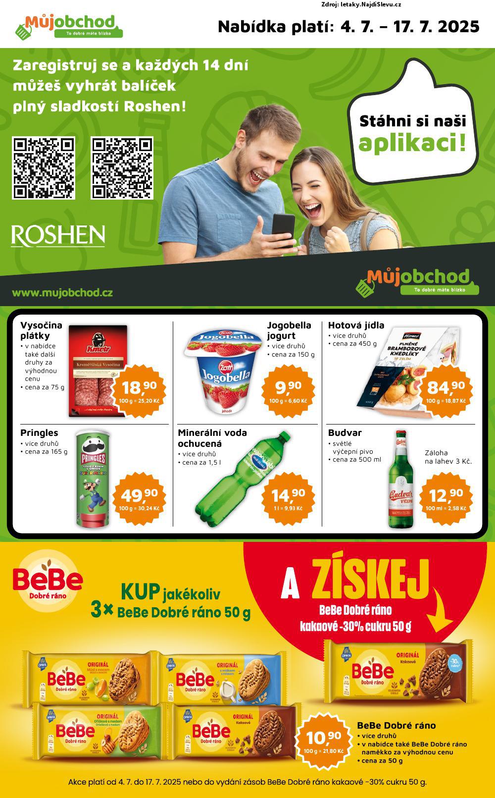 Strana 1 - letk Mj obchod (4. 7. - 17. 7. 2025)