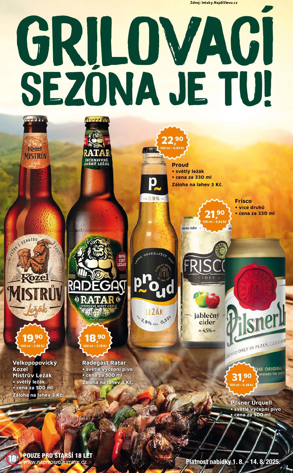 Strana 2 - leták Můj obchod (1. 8. - 14. 8. 2025)