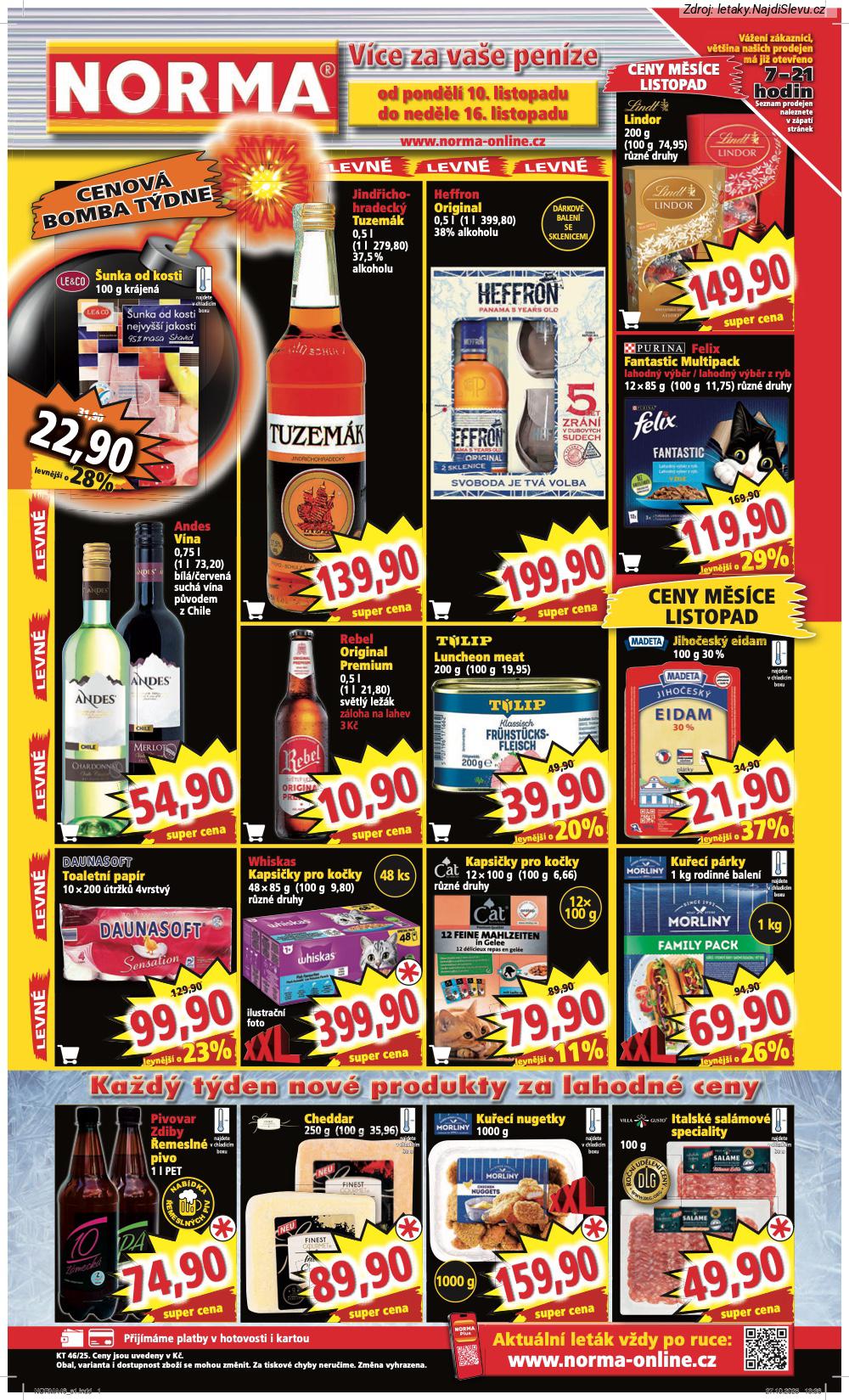 Letk NORMA (10. 11. - 16. 11. 2025) - strana 1 z 8
