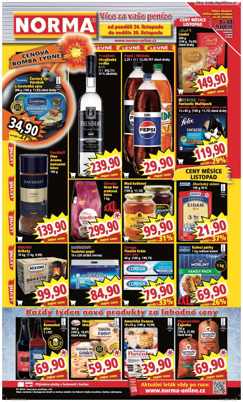 Let�k NORMA  (24. 11. - 30. 11. 2025) - str. 1