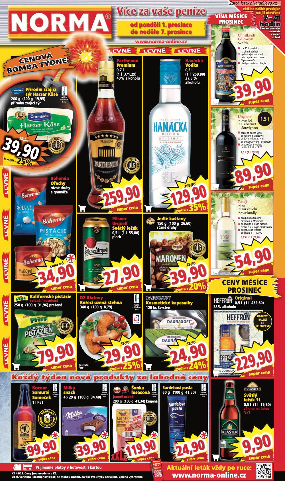 Let�k NORMA (1. 12. - 7. 12. 2025) - strana 1 z 10