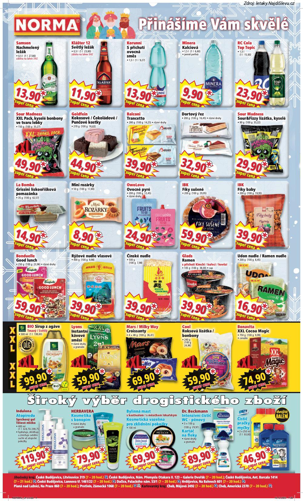 Let�k NORMA (5. 1. - 11. 1. 2026) - strana 4 z 8