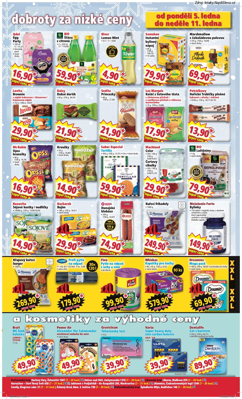 Let�k NORMA (5. 1. - 11. 1. 2026) - strana 5 z 8