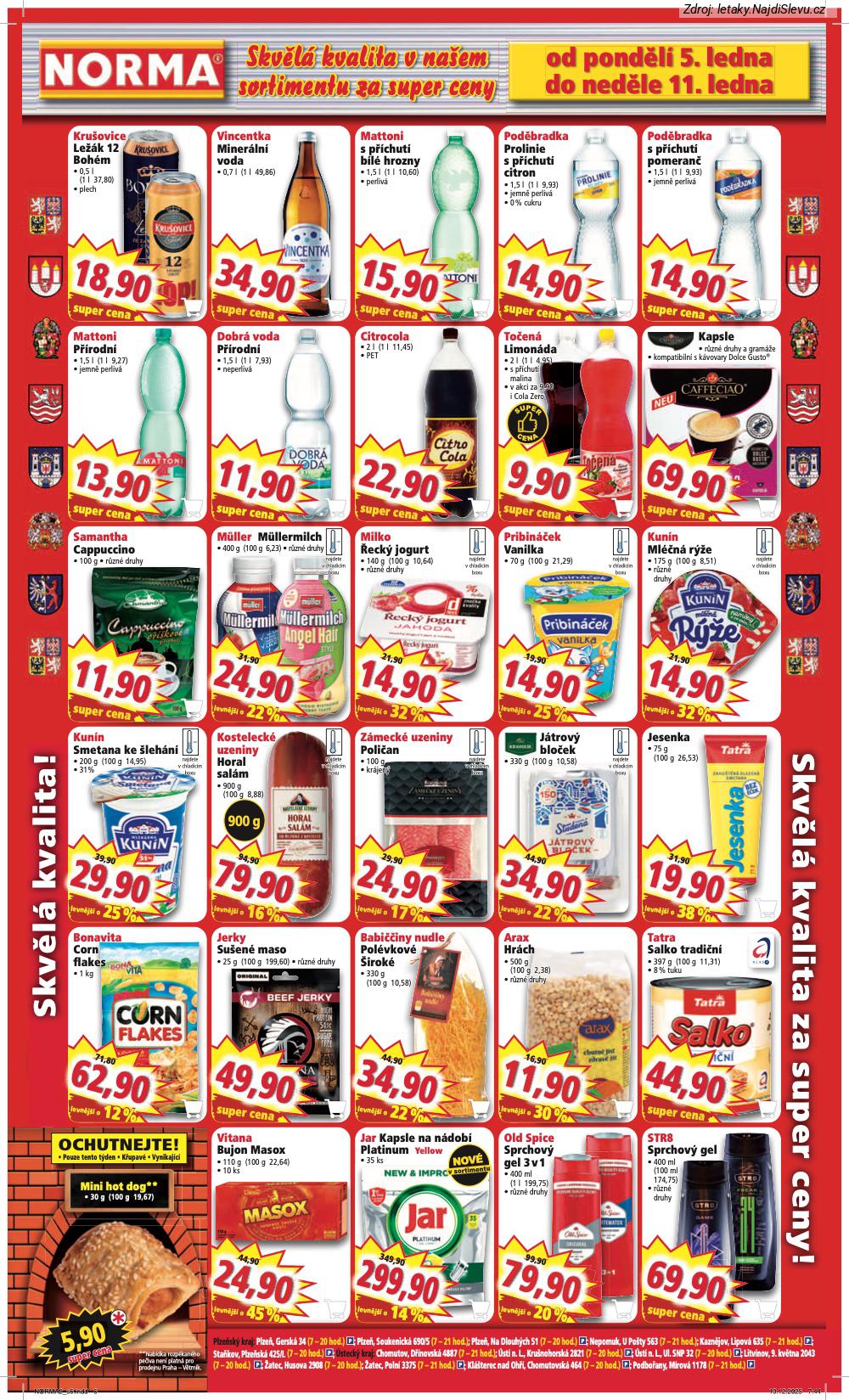 Let�k NORMA (5. 1. - 11. 1. 2026) - strana 6 z 8