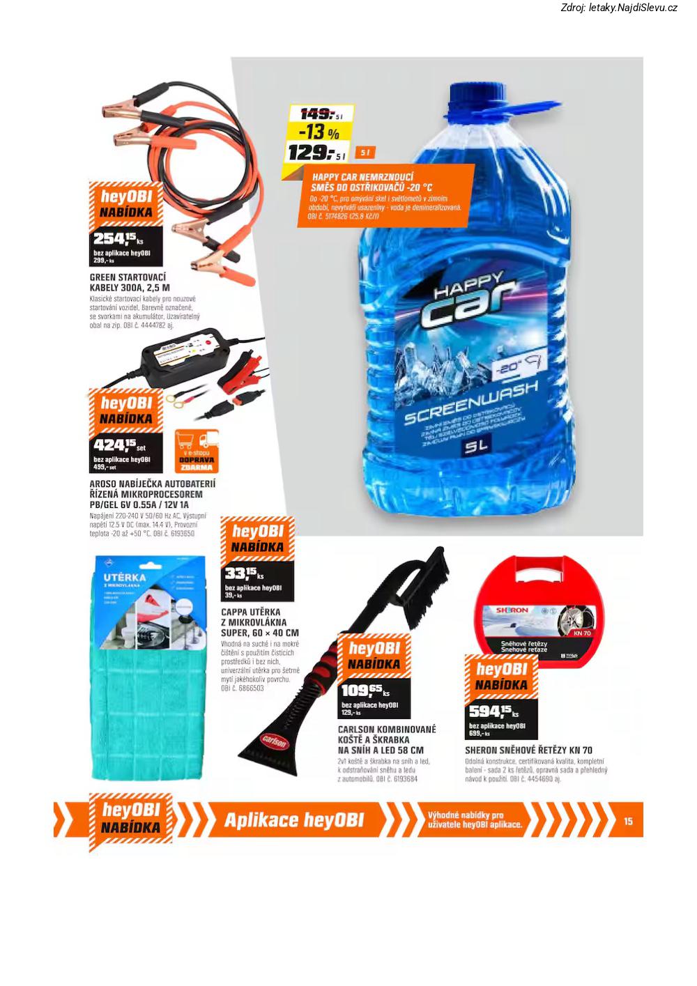 Strana 15 - let�k OBI (2. 1. - 31. 1. 2026)