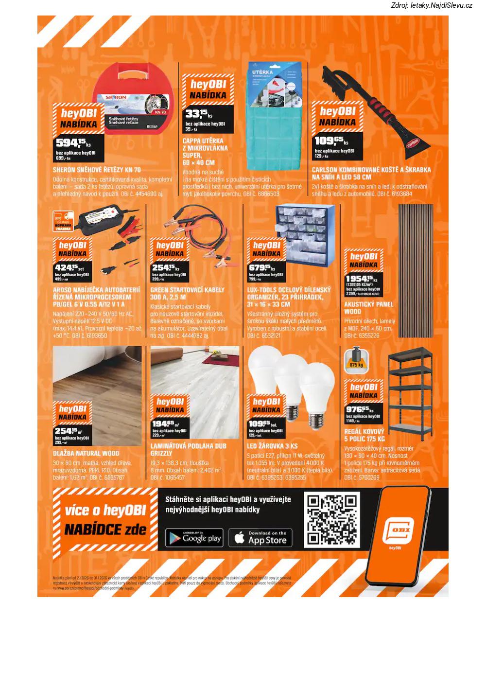 Strana 9 - let�k OBI (2. 1. - 31. 1. 2026)