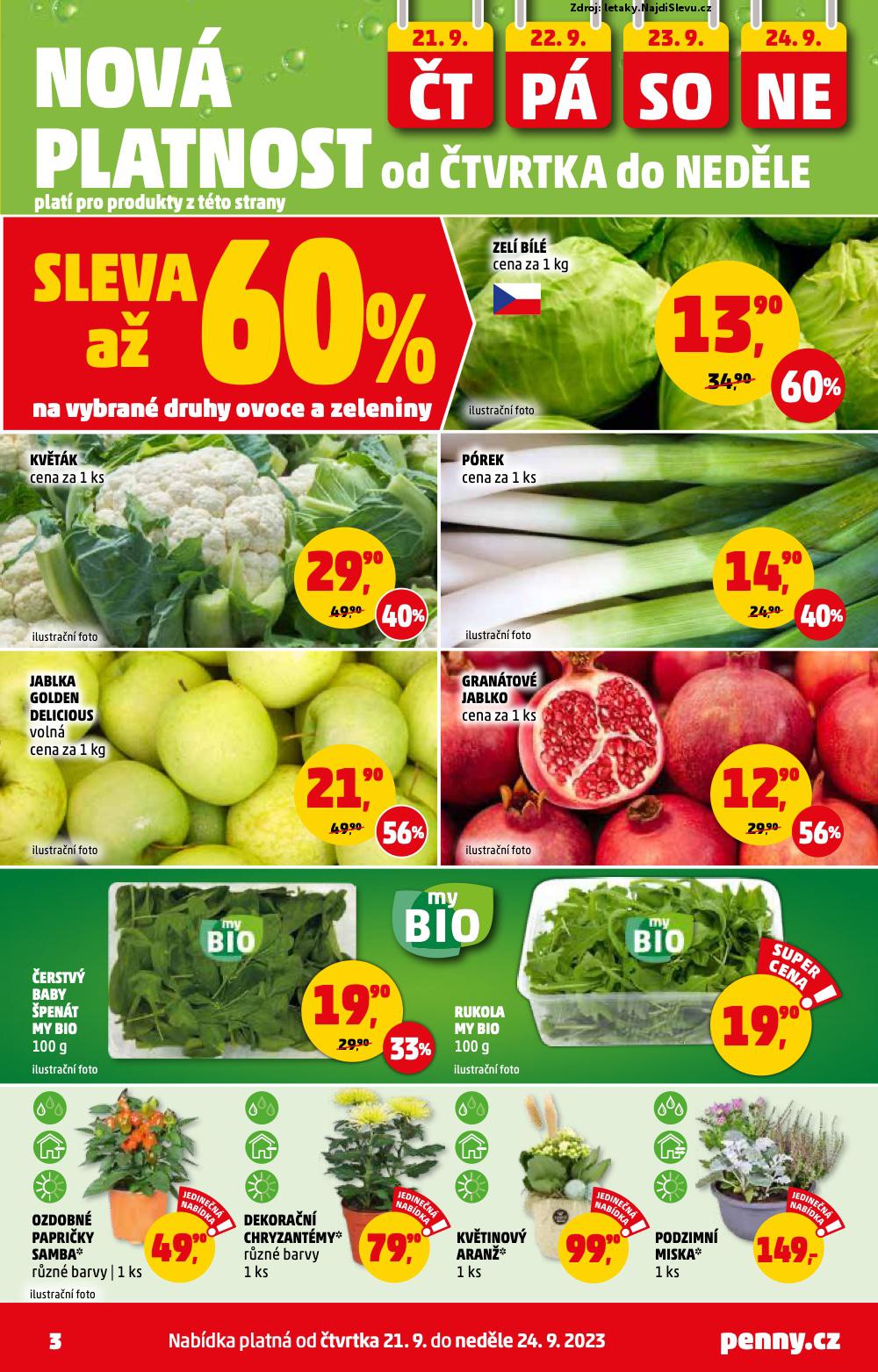 Strana 3 - leták PENNY Market (21. 9. - 26. 9. 2023)