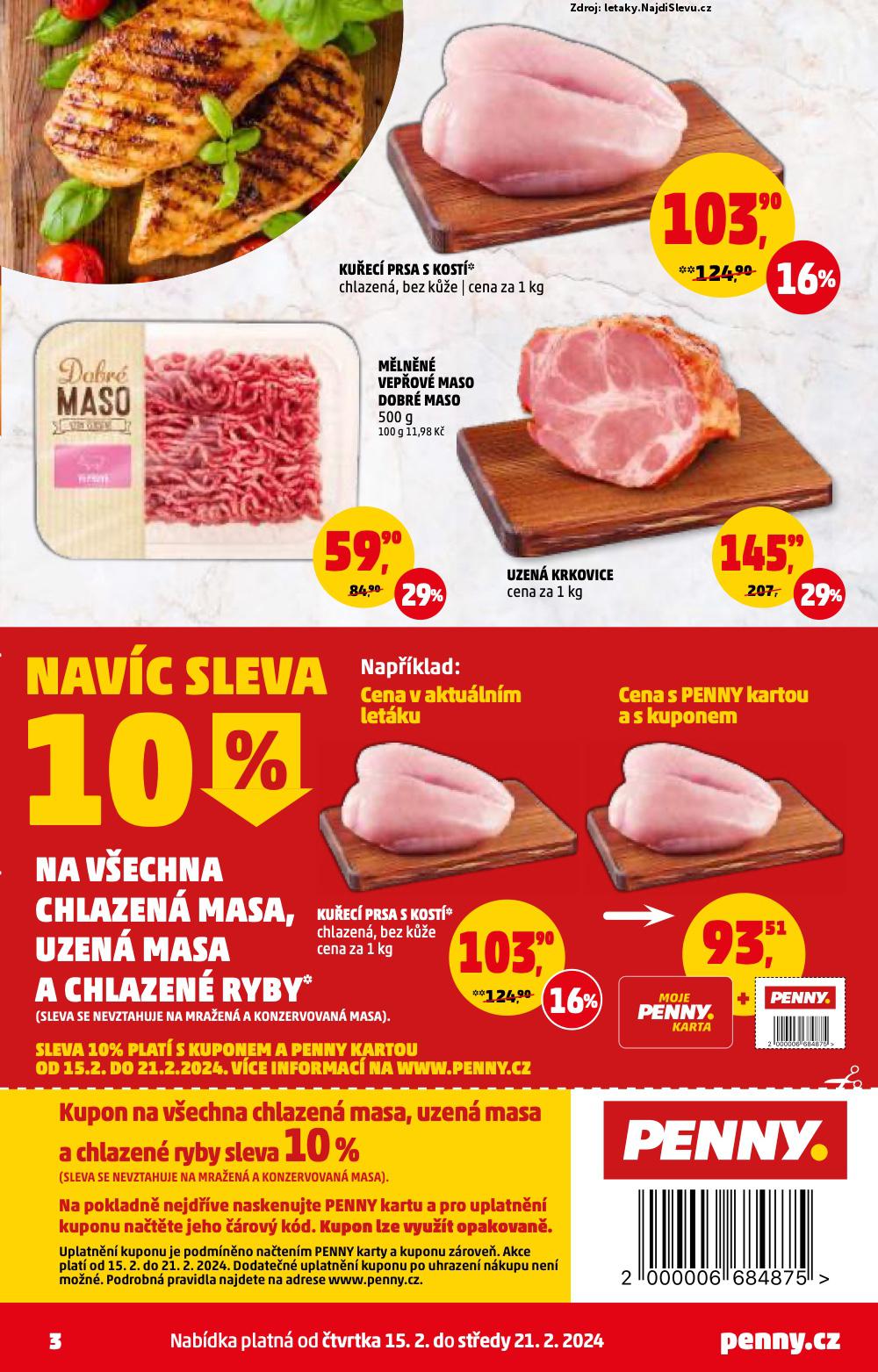 Strana 3 - leták PENNY Market (15. 2. - 21. 2. 2024)