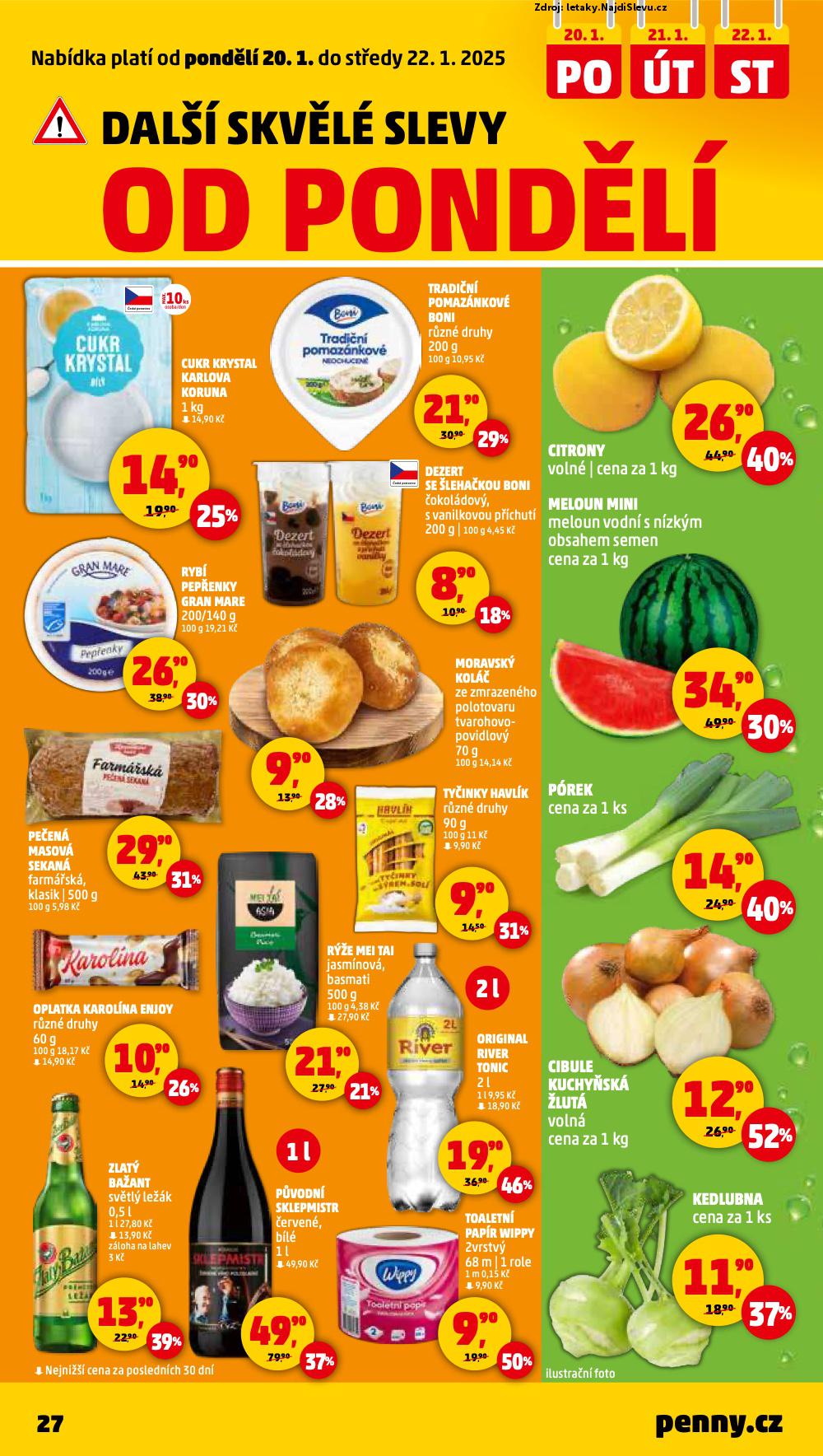 Strana 27 - letk PENNY Market (16. 1. - 22. 1. 2025)