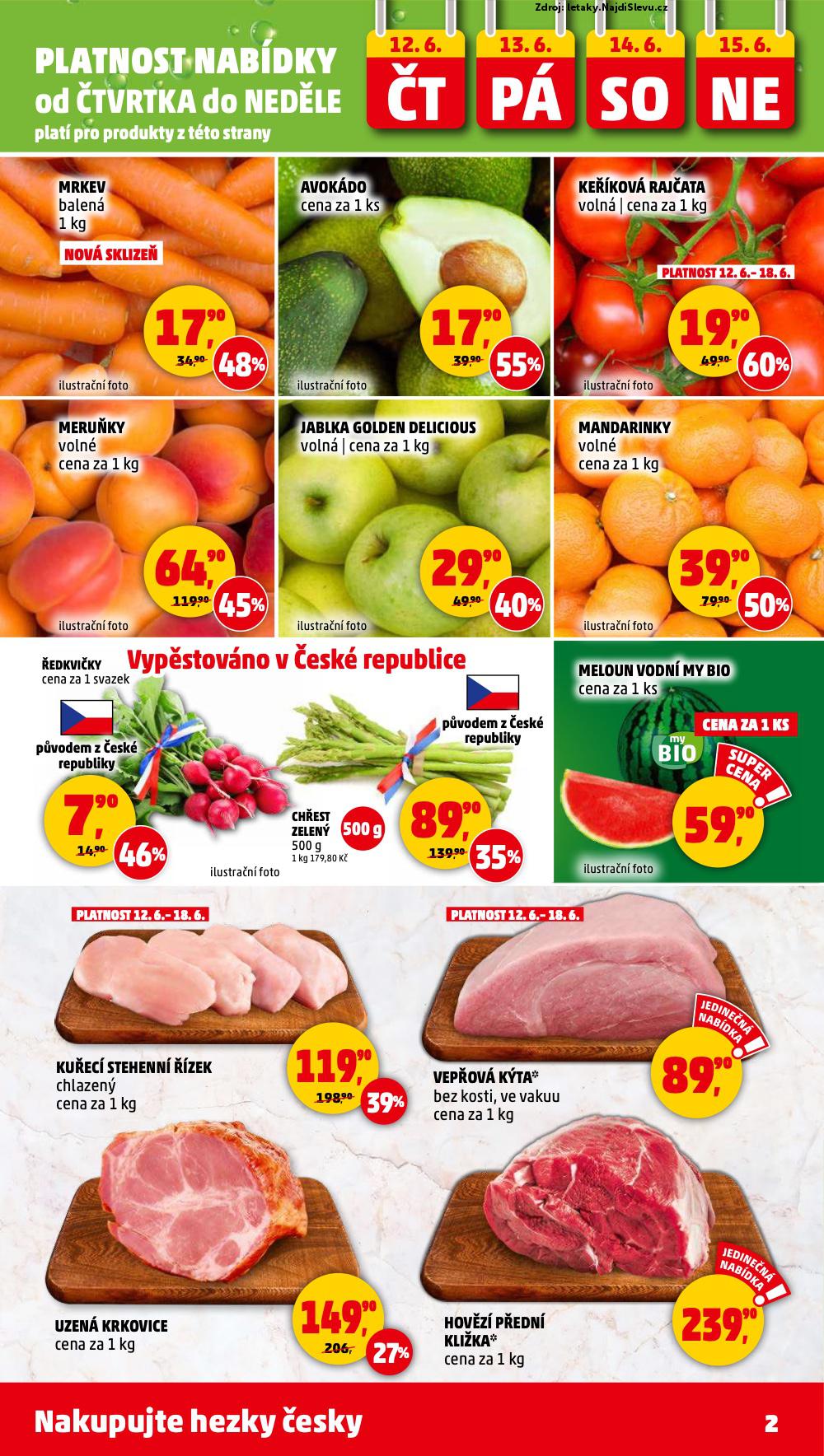 Strana 2 - leták PENNY Market (12. 6. - 18. 6. 2025)