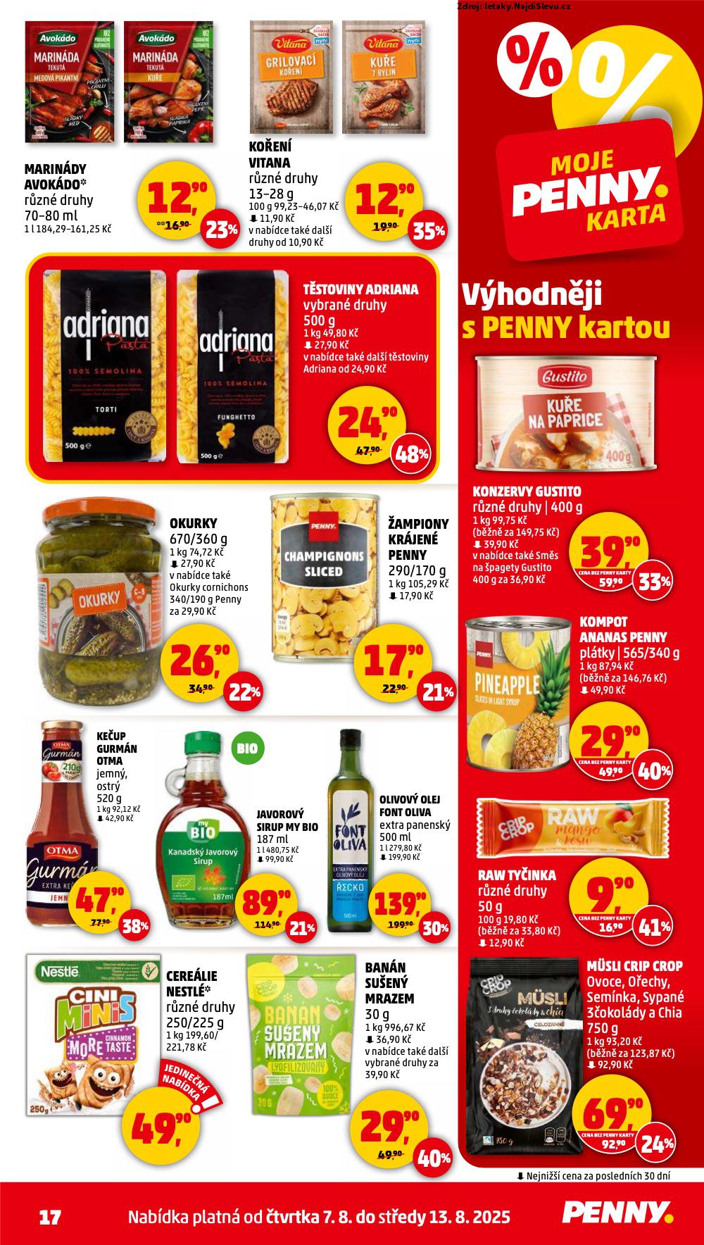 Let�k PENNY Market  (7. 8. - 13. 8. 2025) - str. 17