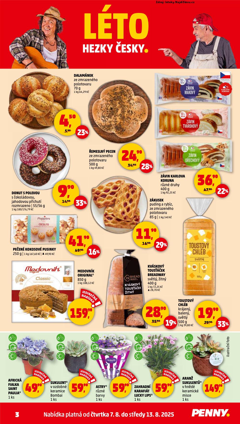 Let�k PENNY Market  (7. 8. - 13. 8. 2025) - str. 3